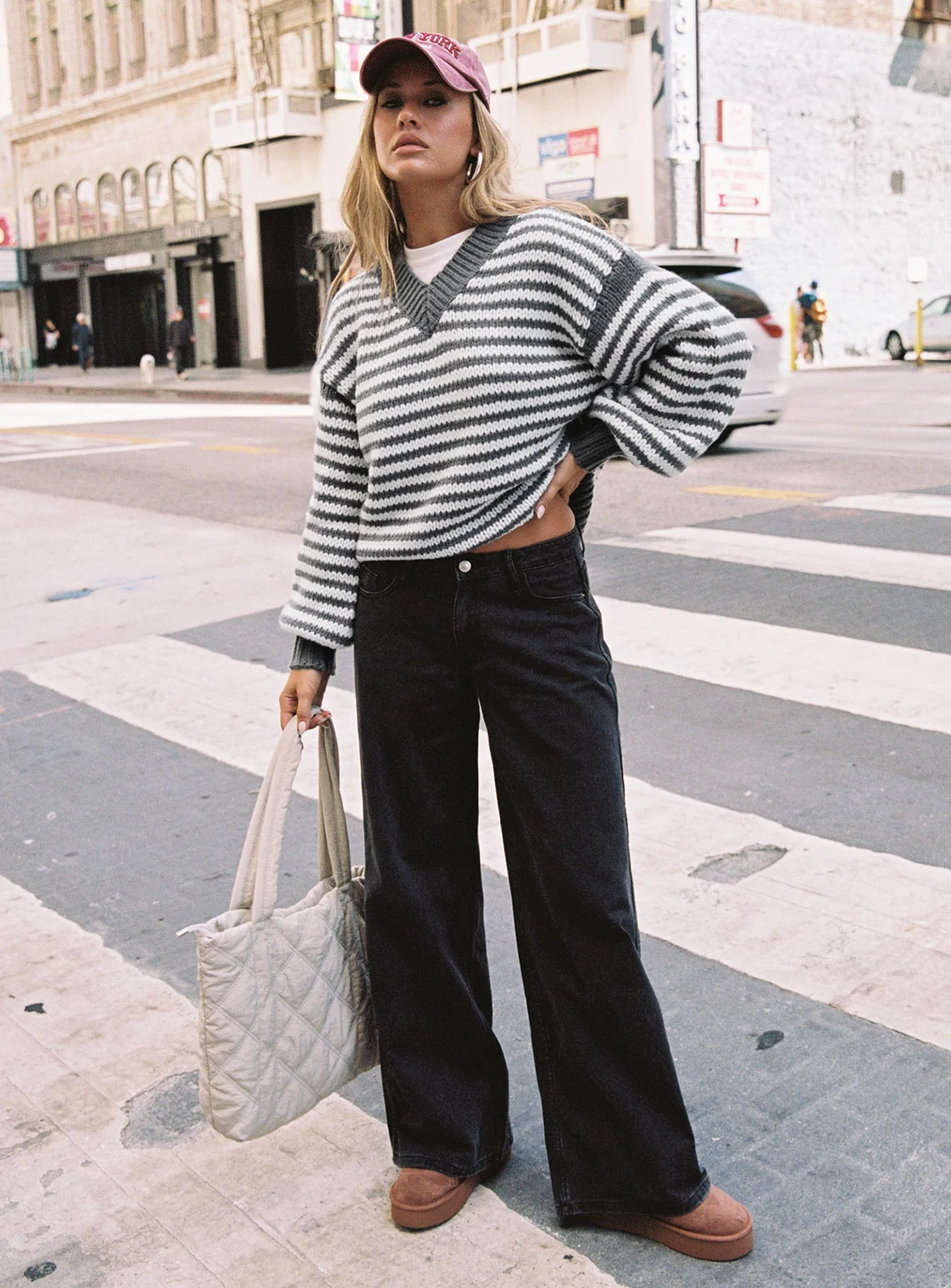 Soloman Sweater Grey Stripe - Image 2