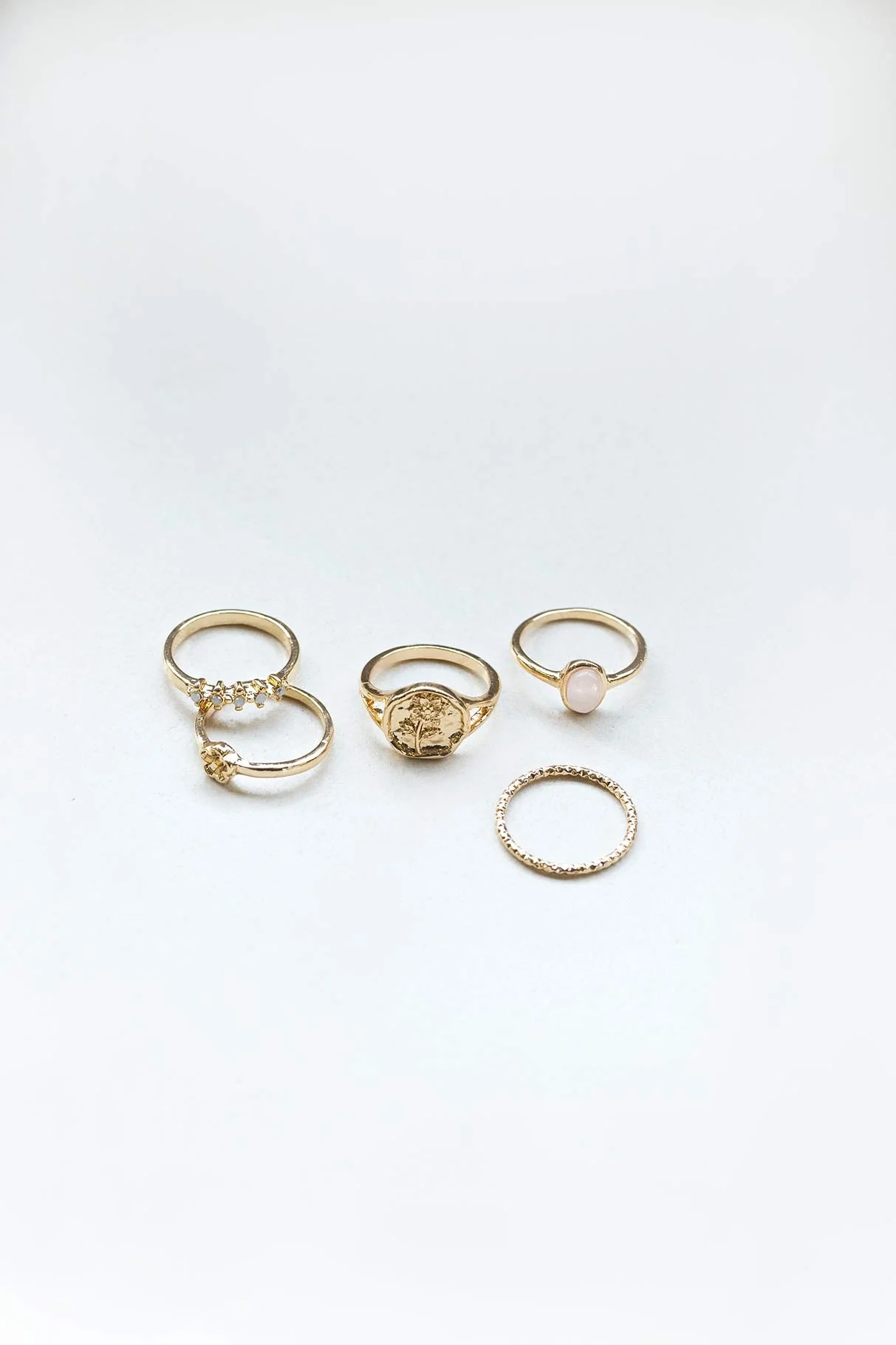 Sonia Ring Pack Gold - Image 3