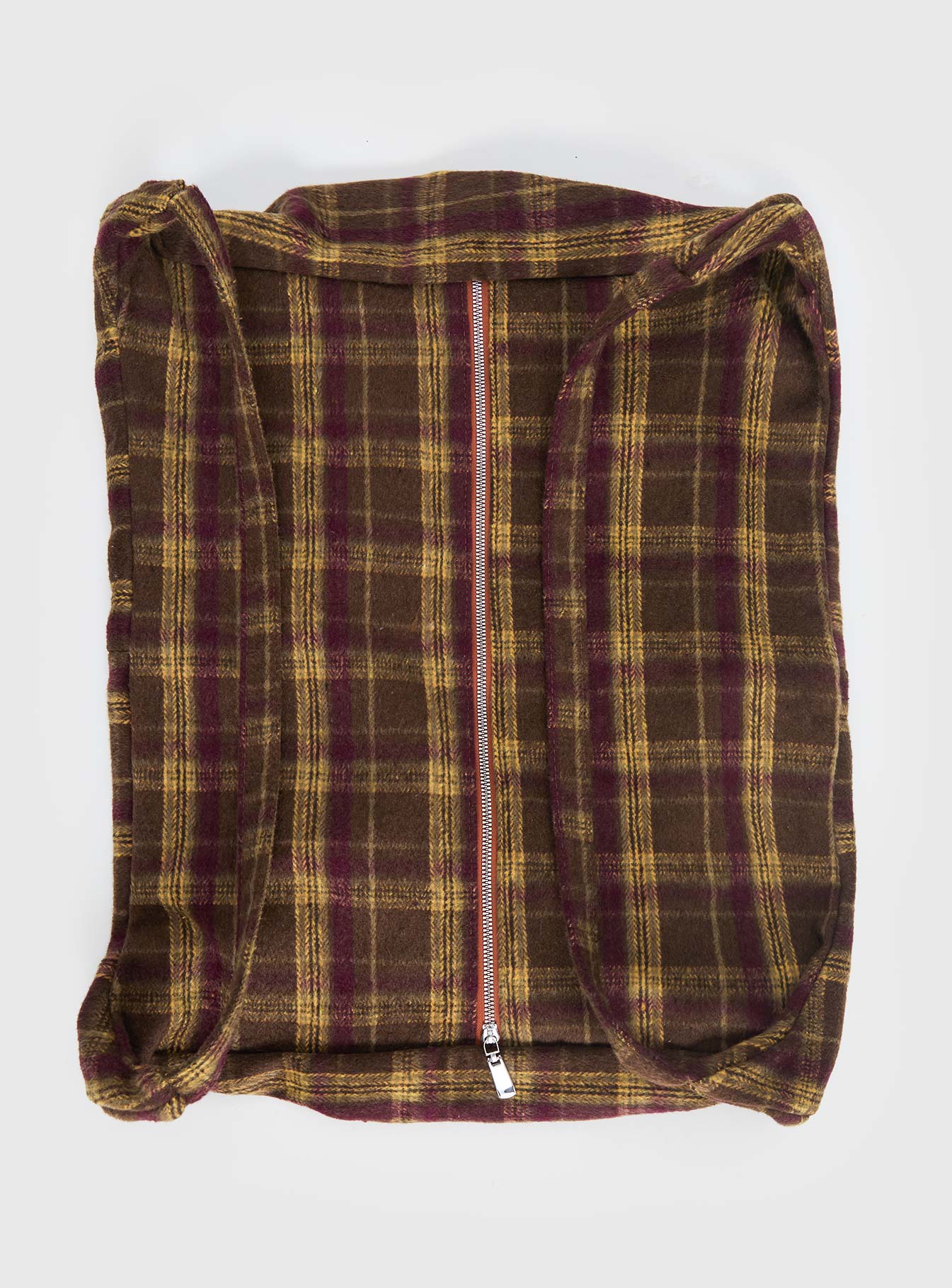 Sonora Oversized Tote Bag Brown Check - Image 5