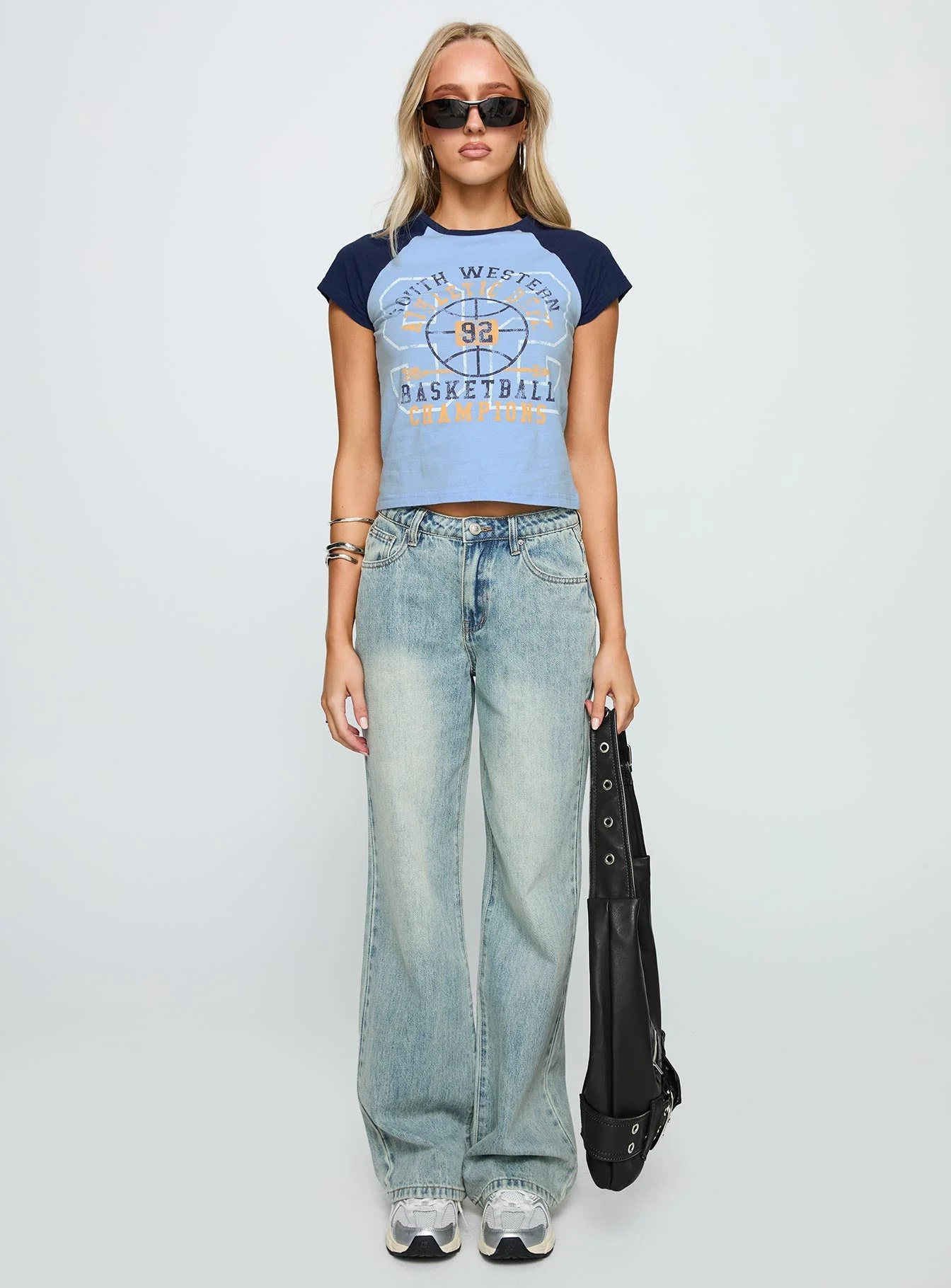 South West Sports Graphic Top Blue - Image 7