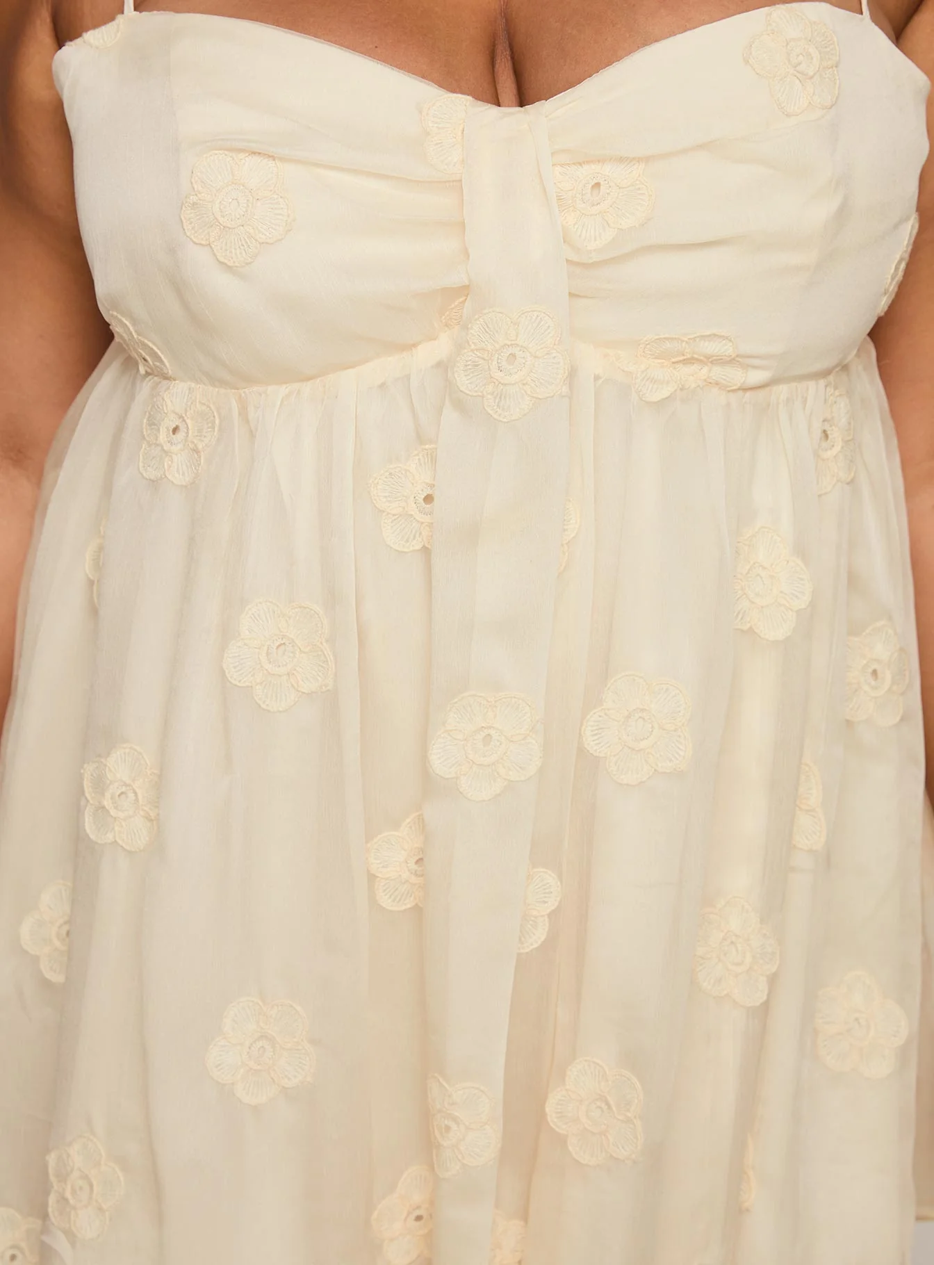 Sparks Fly Mini Dress Cream Curve - Image 6