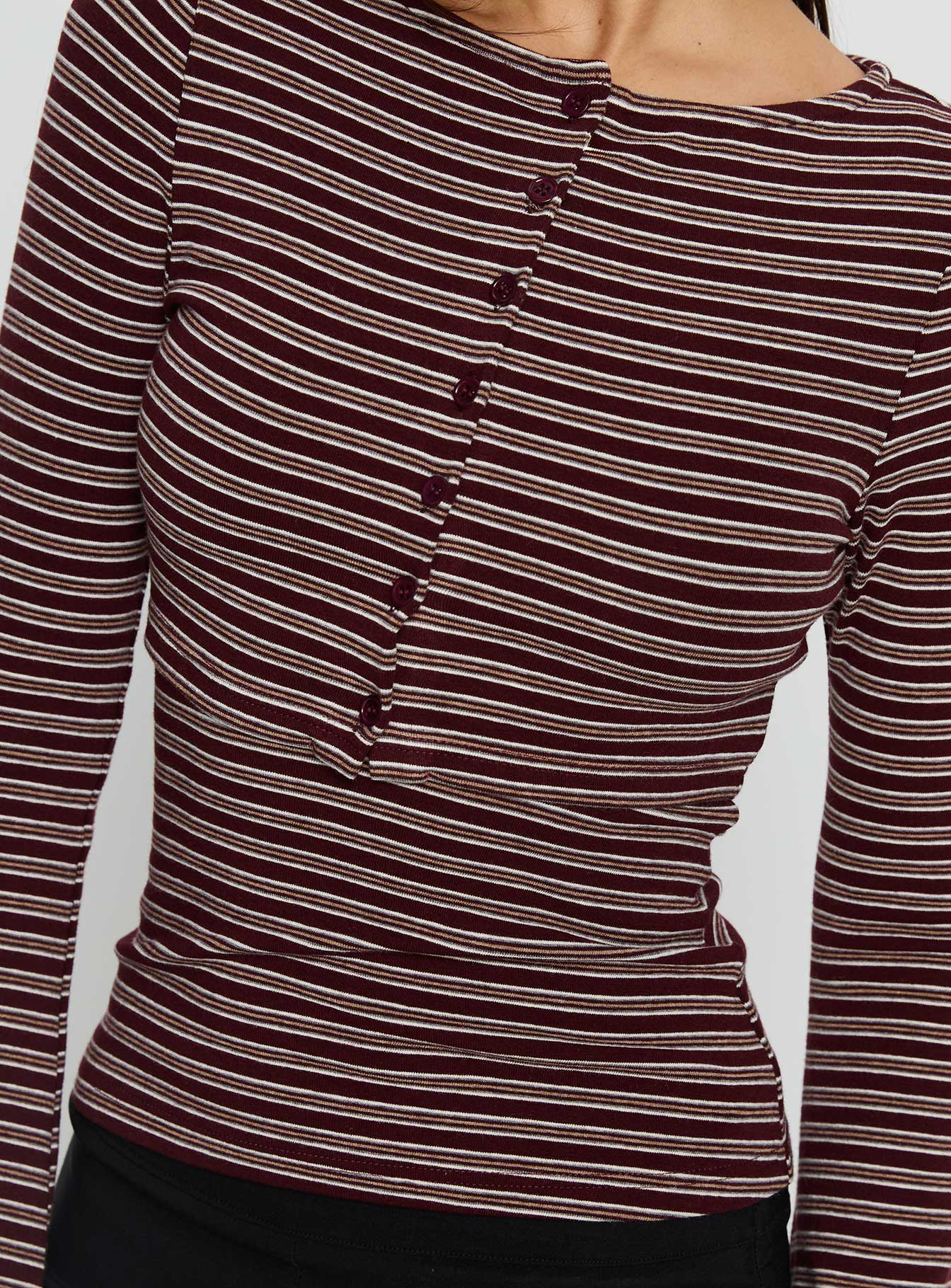 Spence Layered Top Multi Stripe - Image 6