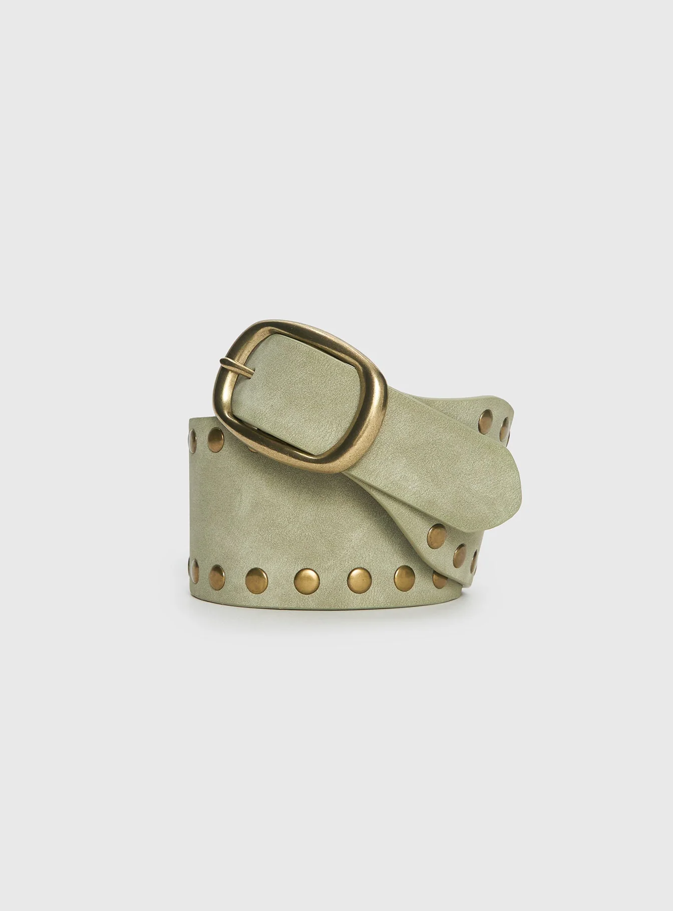 Spheres Stud Belt Sage / Gold - Image 2