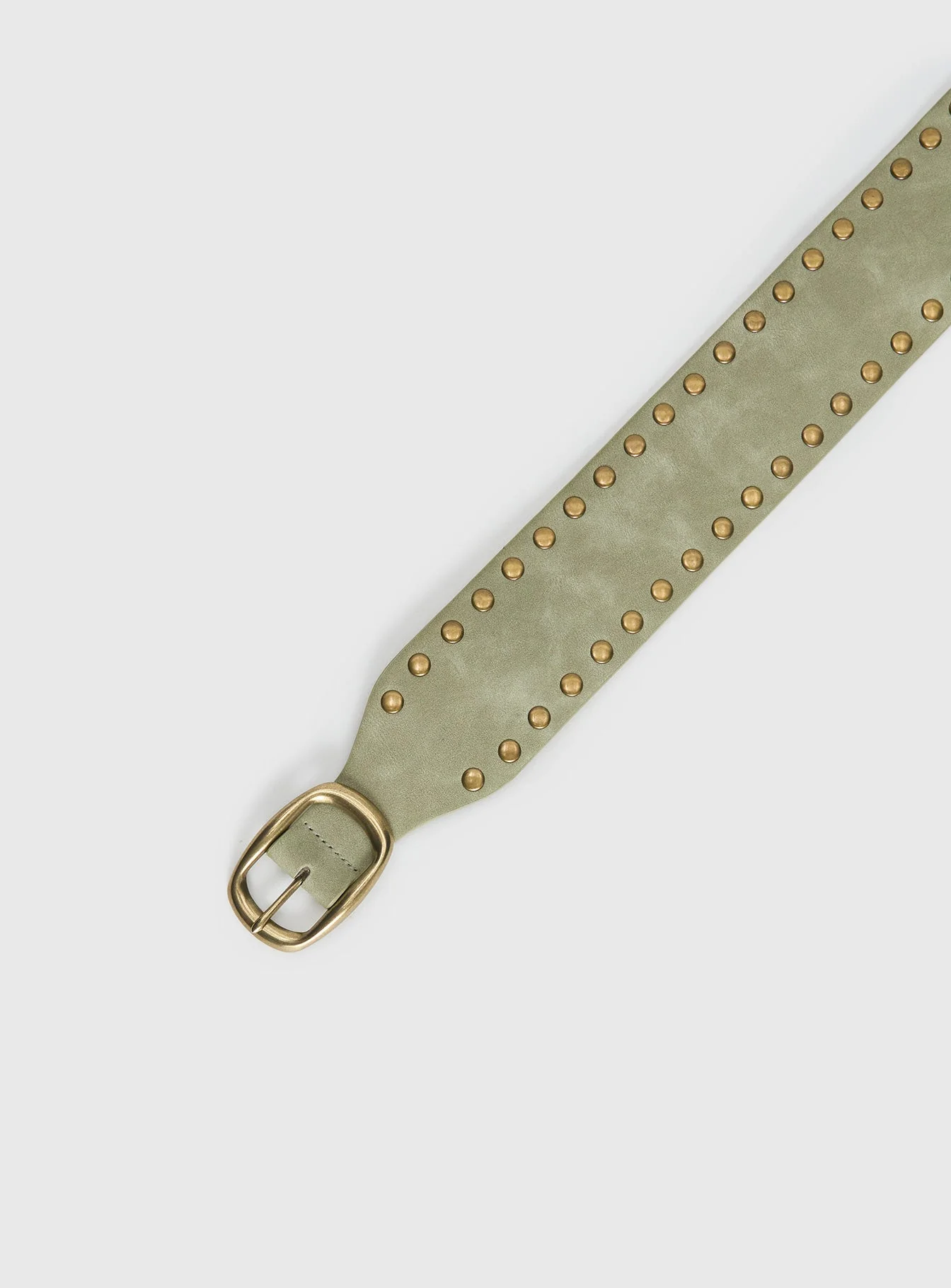 Spheres Stud Belt Sage / Gold - Image 3