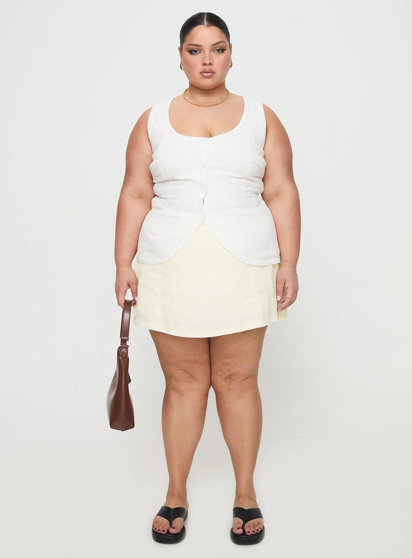 Spirito Vest Top White Curve - Image 7