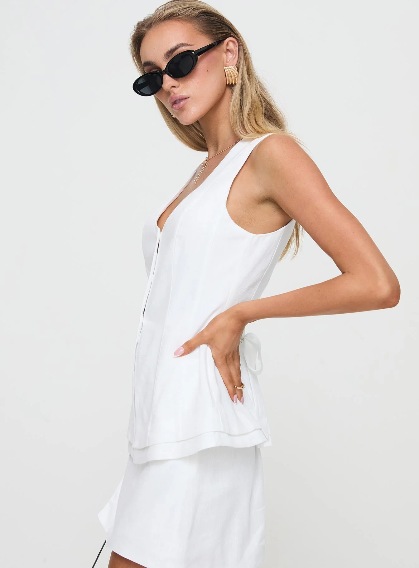 Springview Vest Top White - Image 4