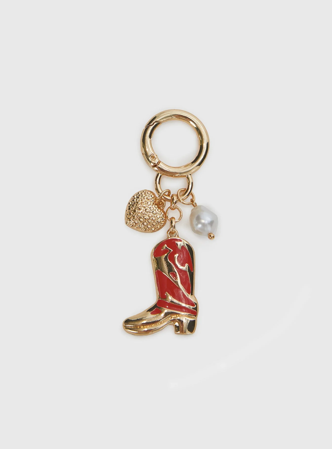 Such A Charmer Keyring Gold - Image 2