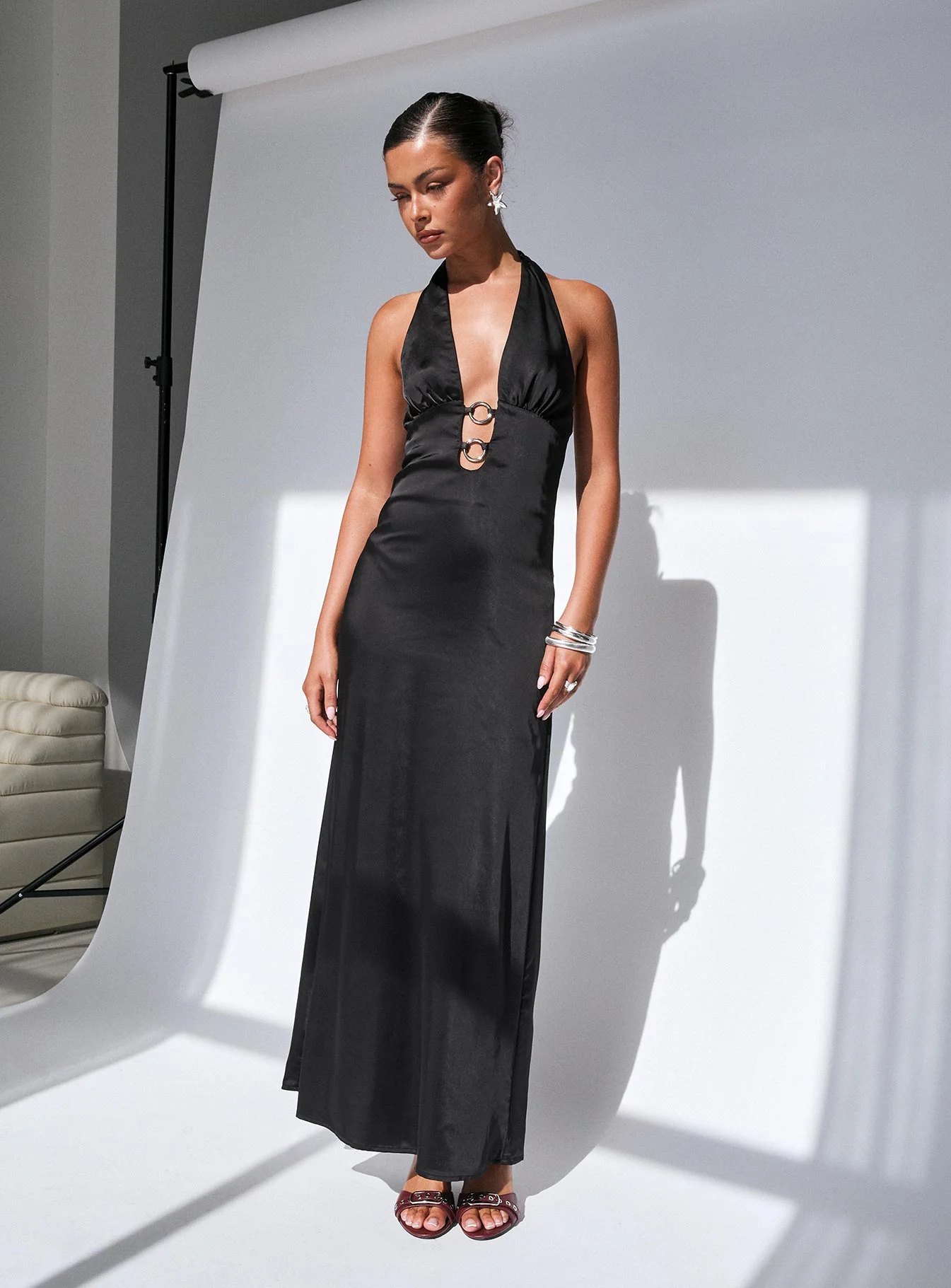 Fortress Maxi Dress Black - Image 8