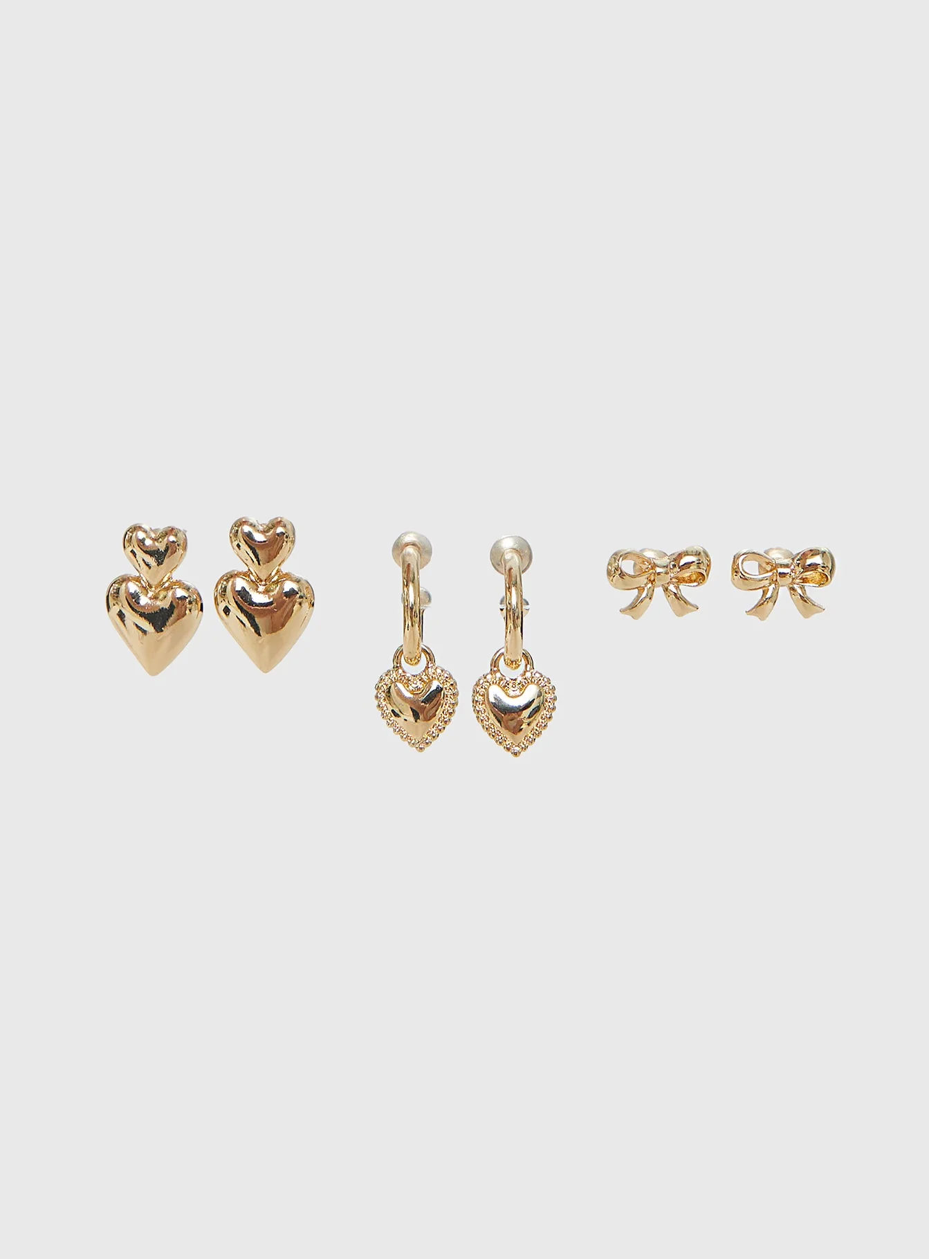 Stick With Me Earring Pack Gold - Image 2