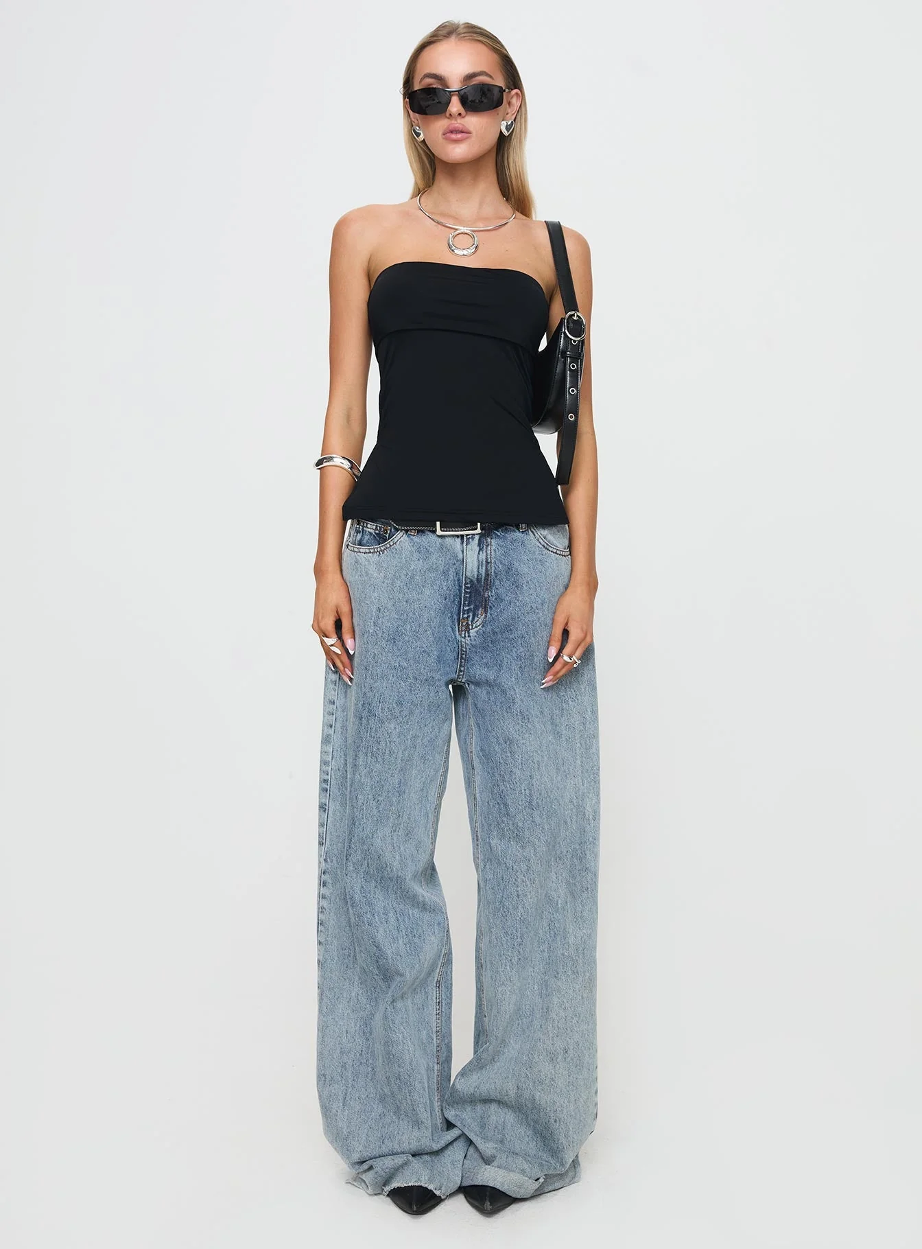 Strutter Strapless Top Black - Image 7