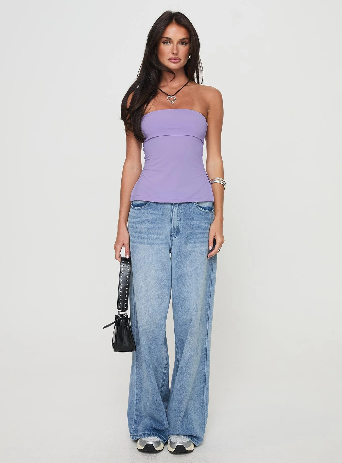 Strutter Strapless Top Purple - Image 7