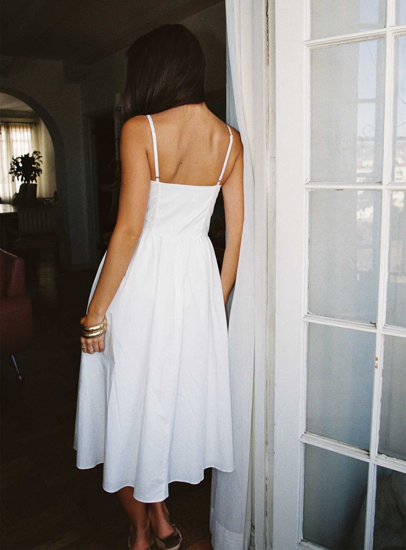 Such A Wallflower Midi Dress White - Image 4
