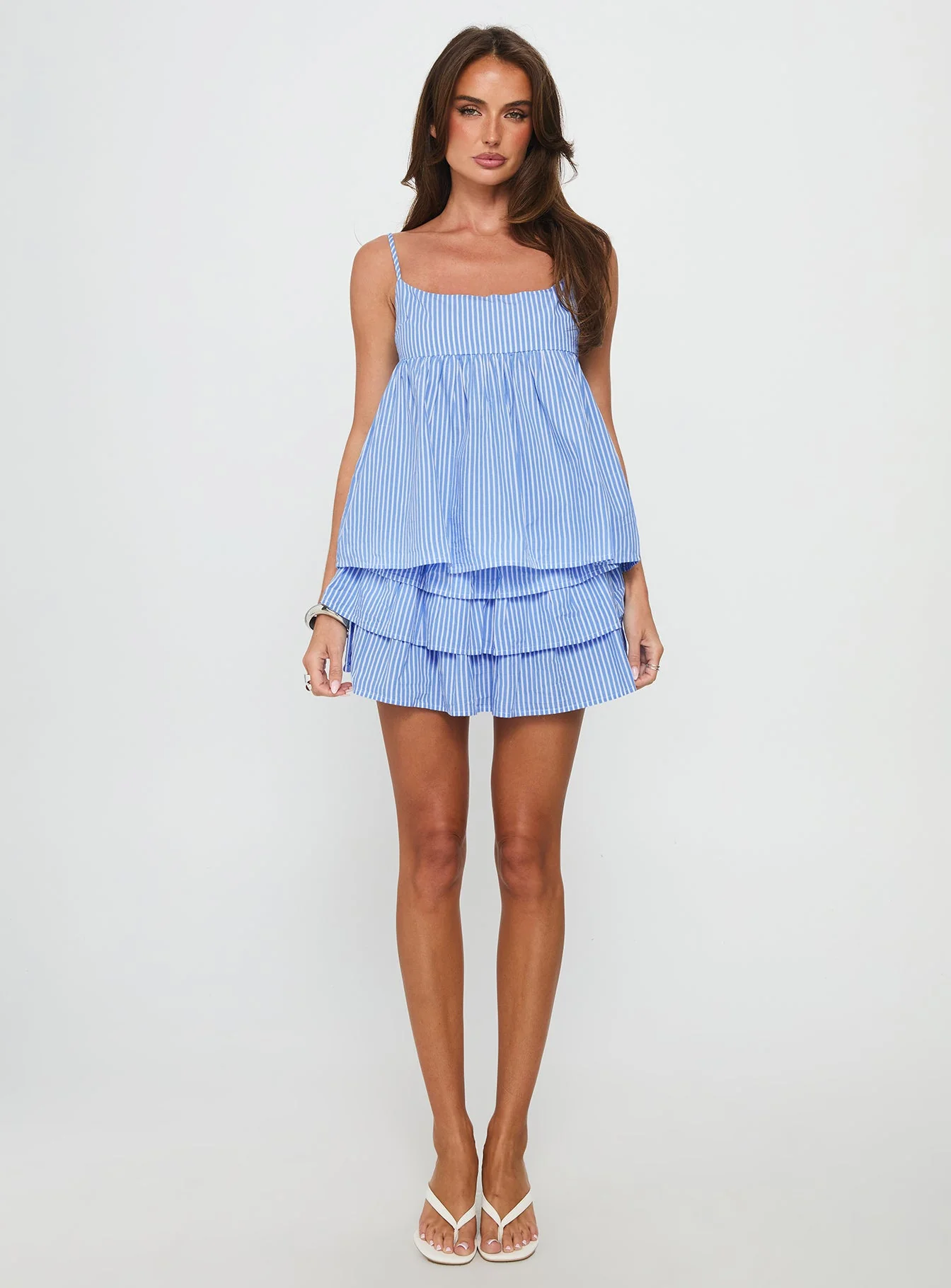 Sun Soaked Tiered Set Blue Stripe - Image 6