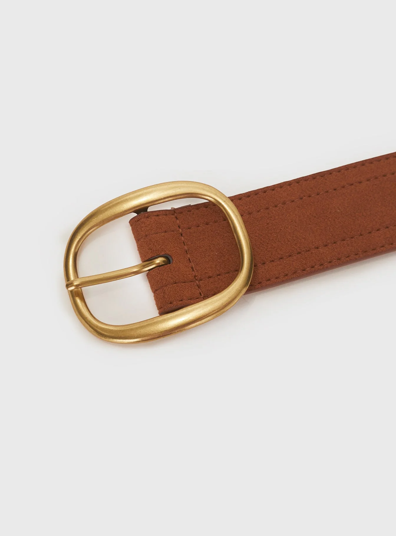 Sunbeam Faux Suede Belt Brown - Image 3