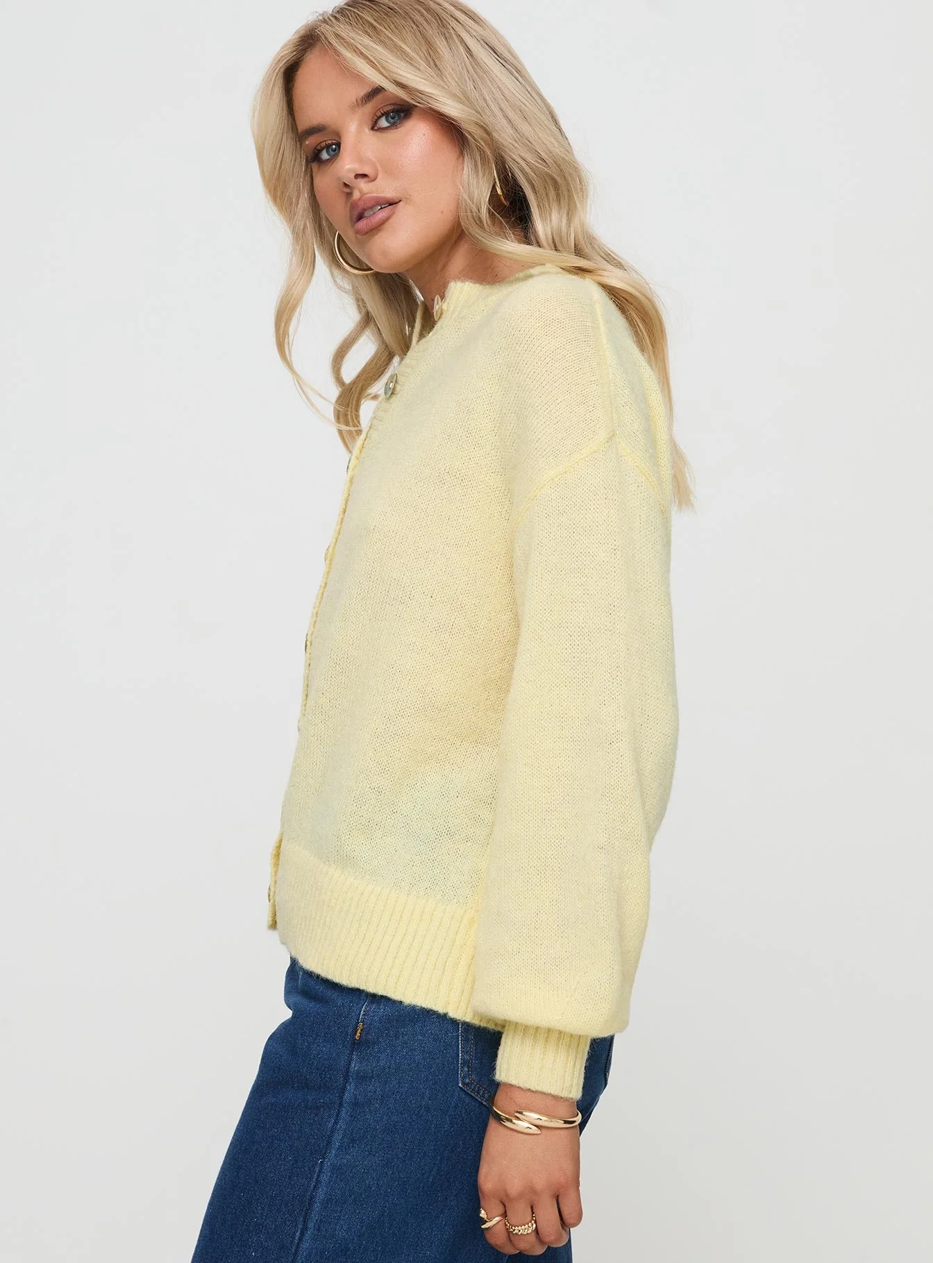 Sunbeam Cardigan Yellow - Image 4