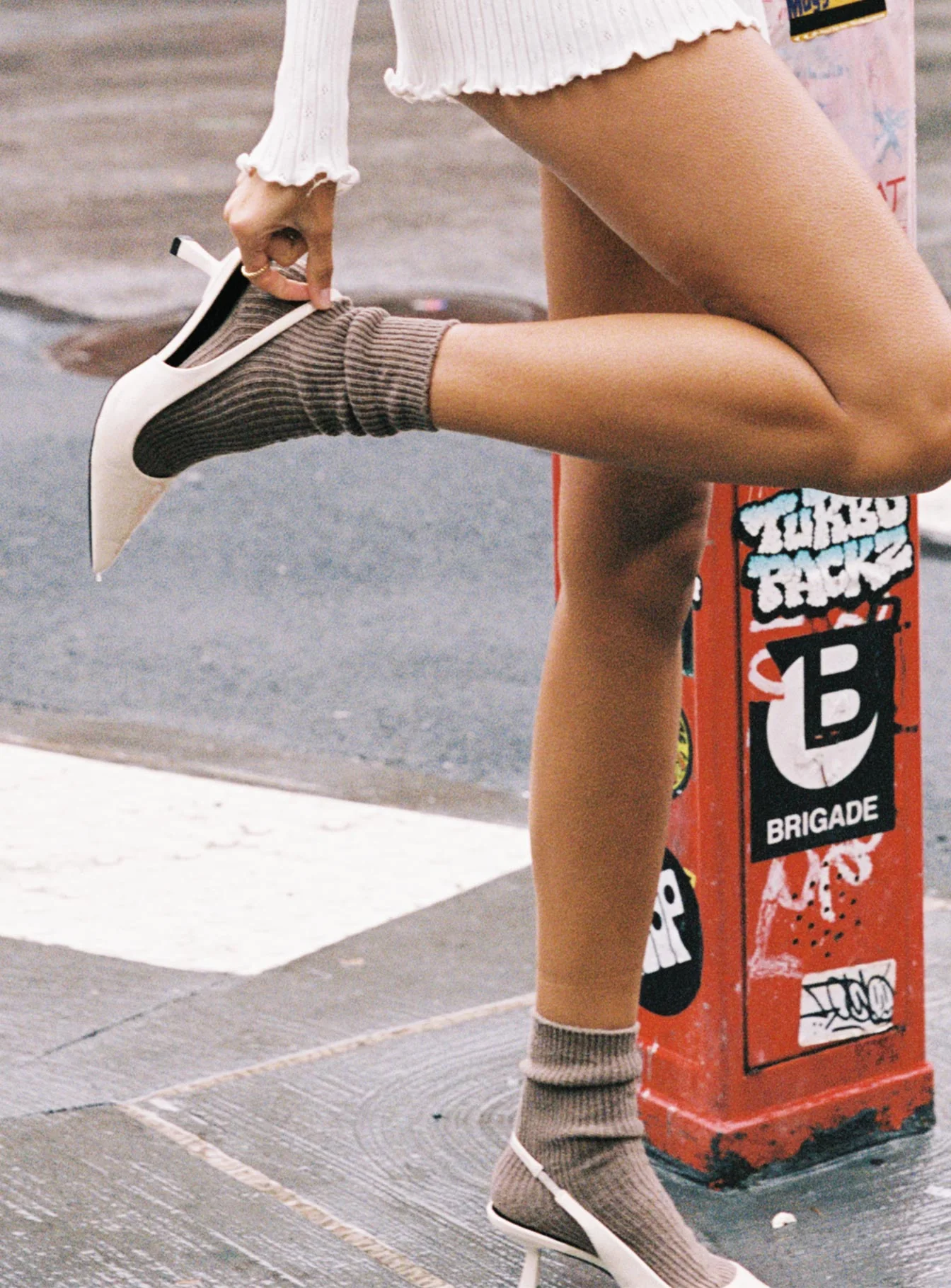 Sunday Mood Socks Beige - Image 5