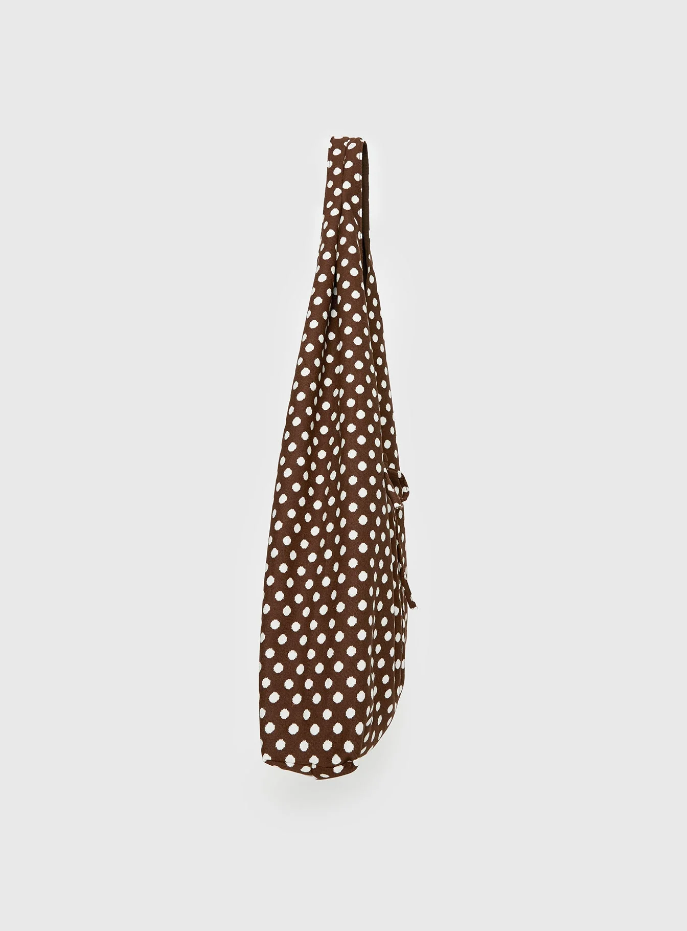 Sunday Sunrise Slouchy Bag Brown Polka - Image 3