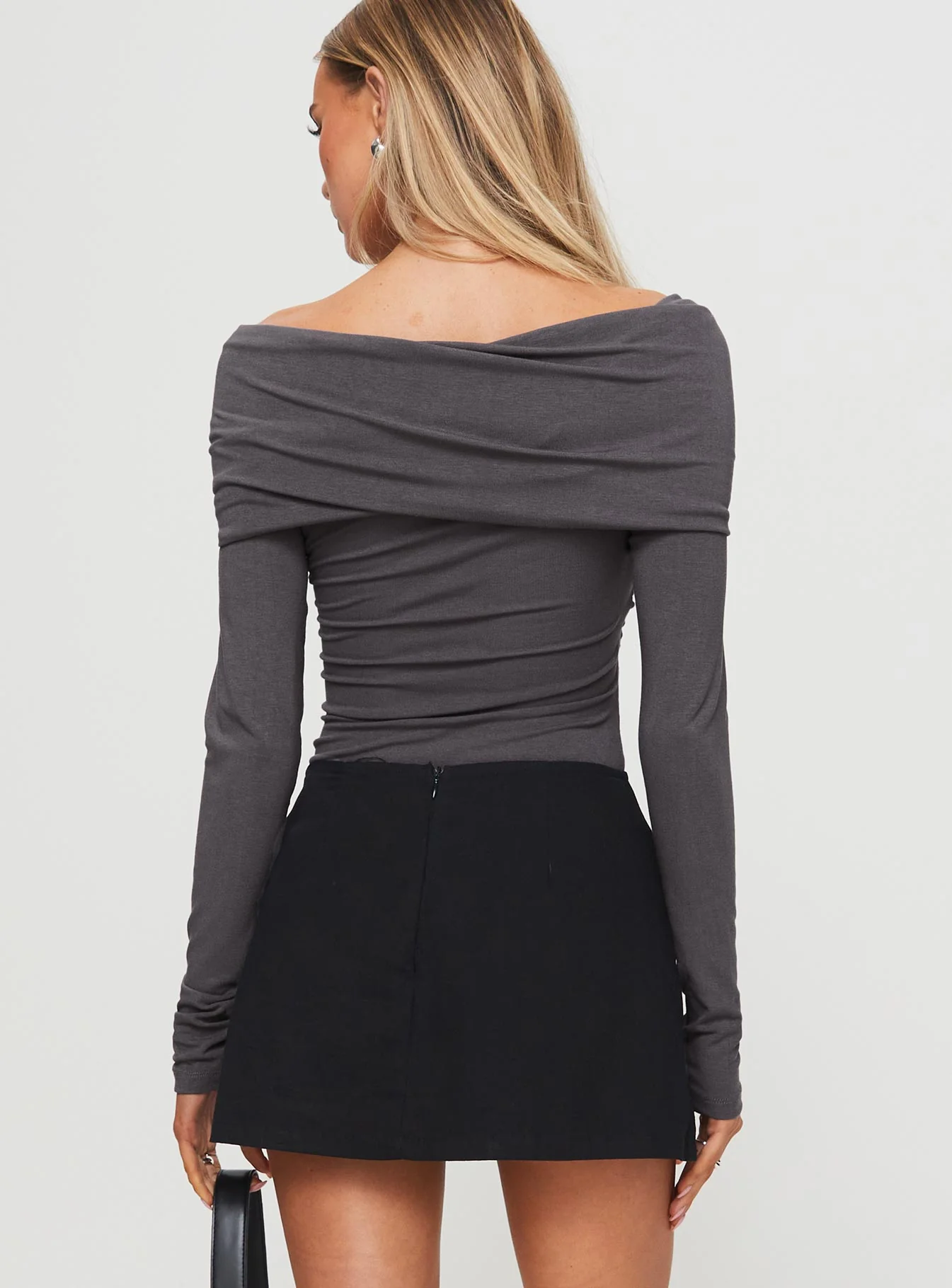 Sundlow Off Shoulder Bodysuit Slate - Image 5