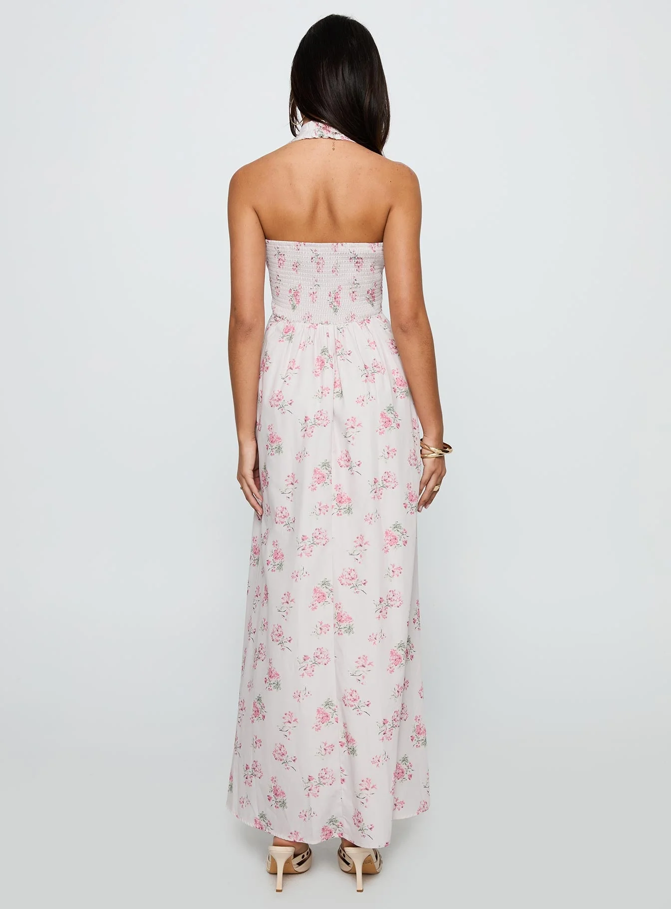 Sunfields Halter Maxi Dress Multi - Image 4
