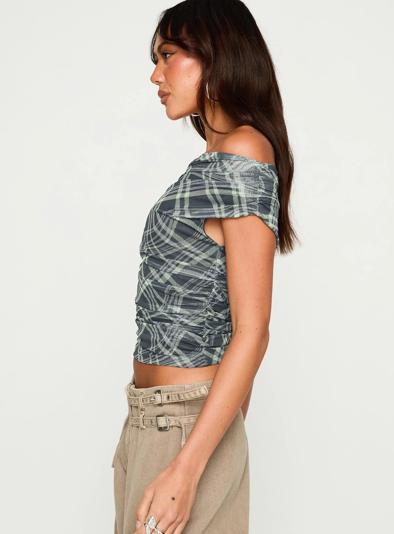 Sweet Embrace Off Shoulder Top Multi - Image 4