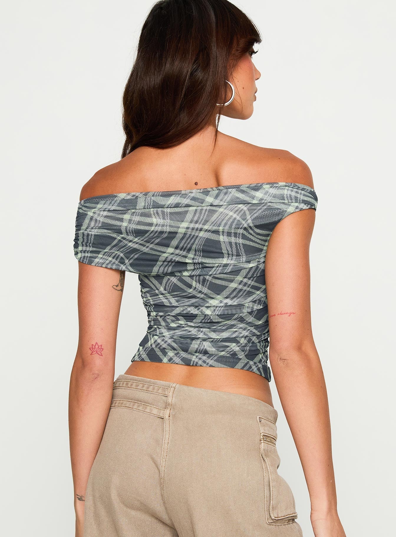 Sweet Embrace Off Shoulder Top Multi - Image 5