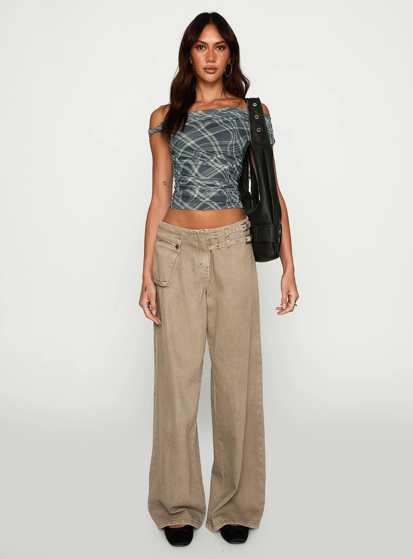 Sweet Embrace Off Shoulder Top Multi - Image 7