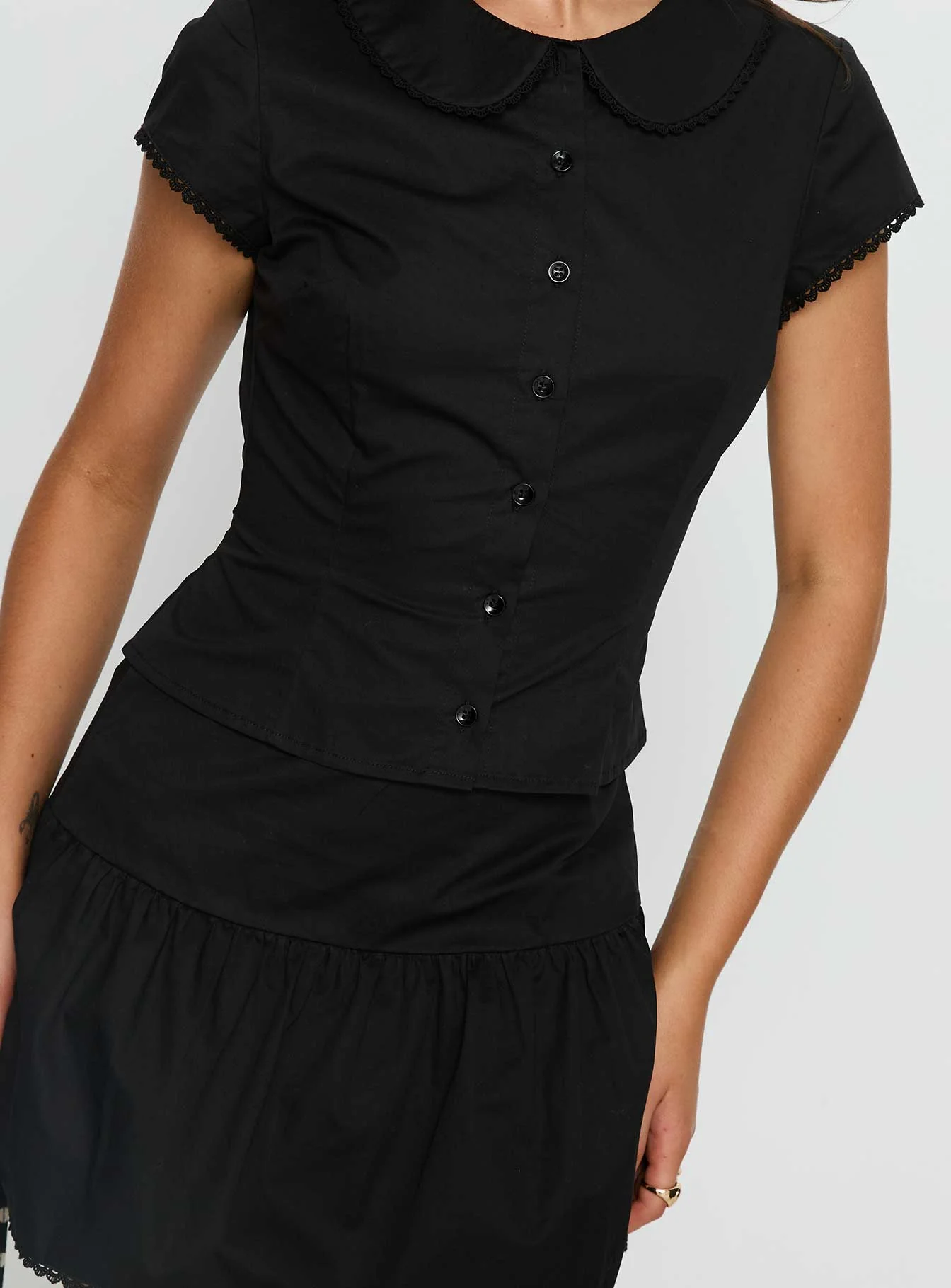 Sweet Treat Button Up Set Black - Image 6