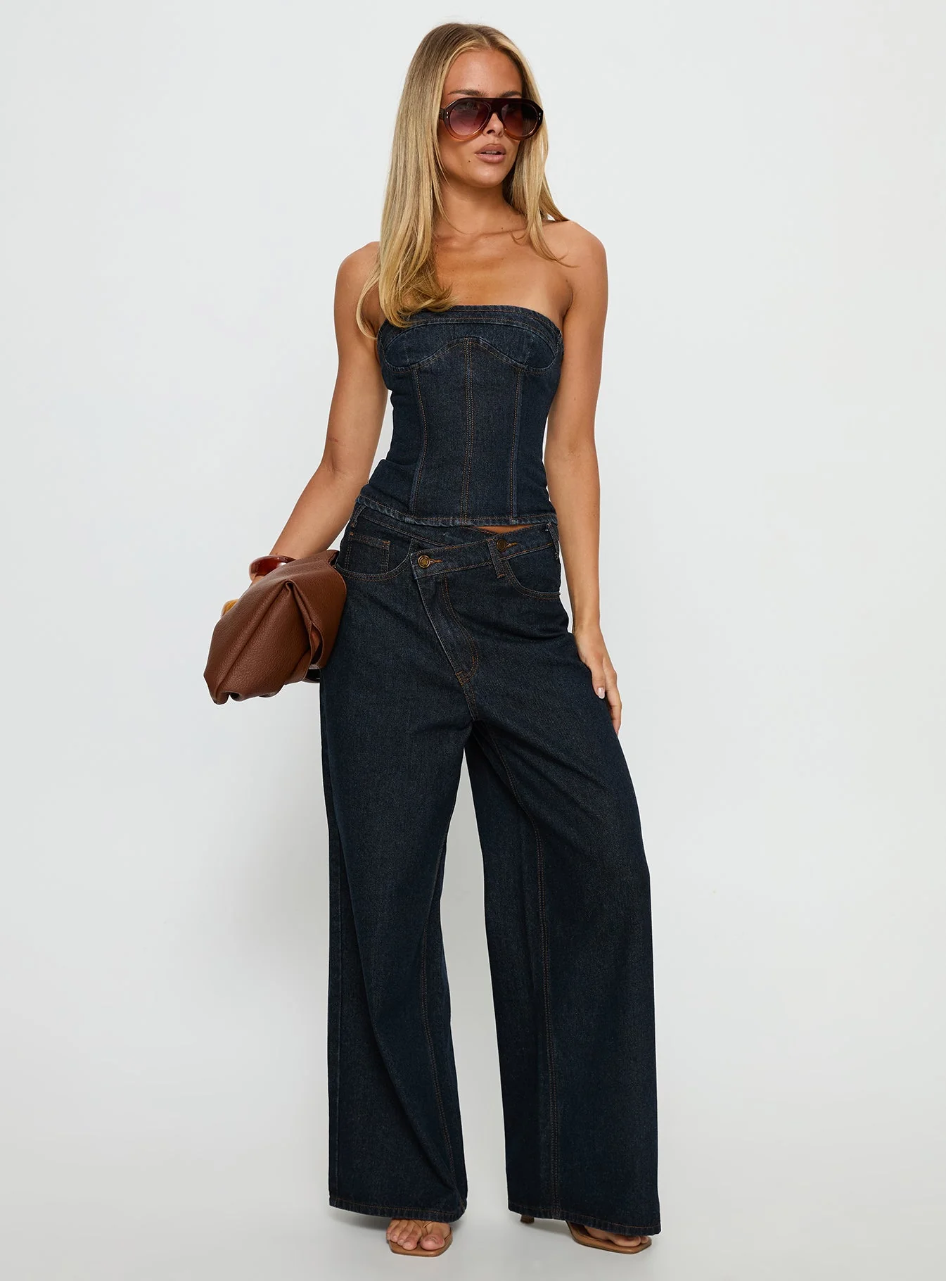 Sweetness Strapless Top Indigo - Image 4