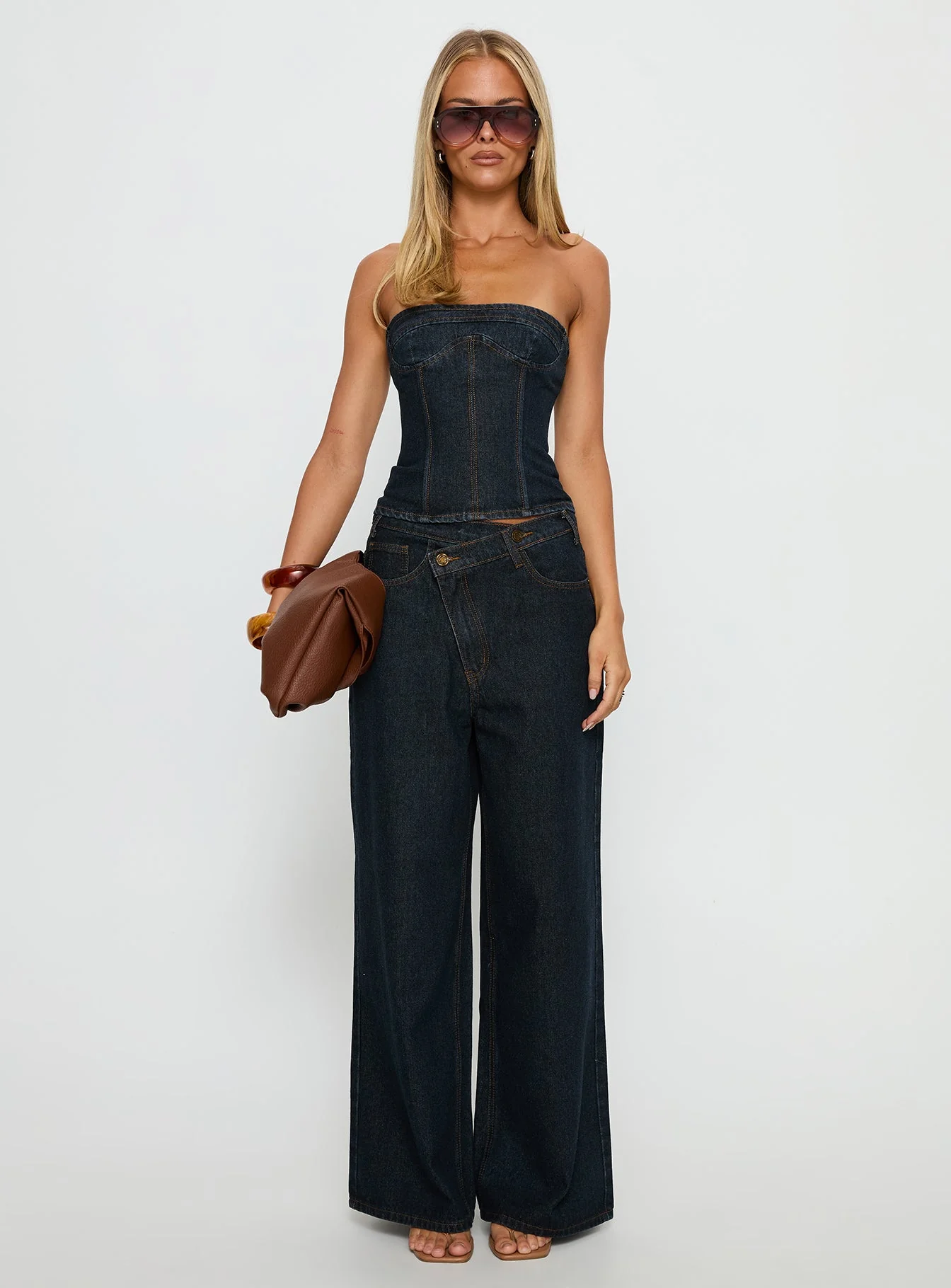 Sweetness Strapless Top Indigo - Image 8