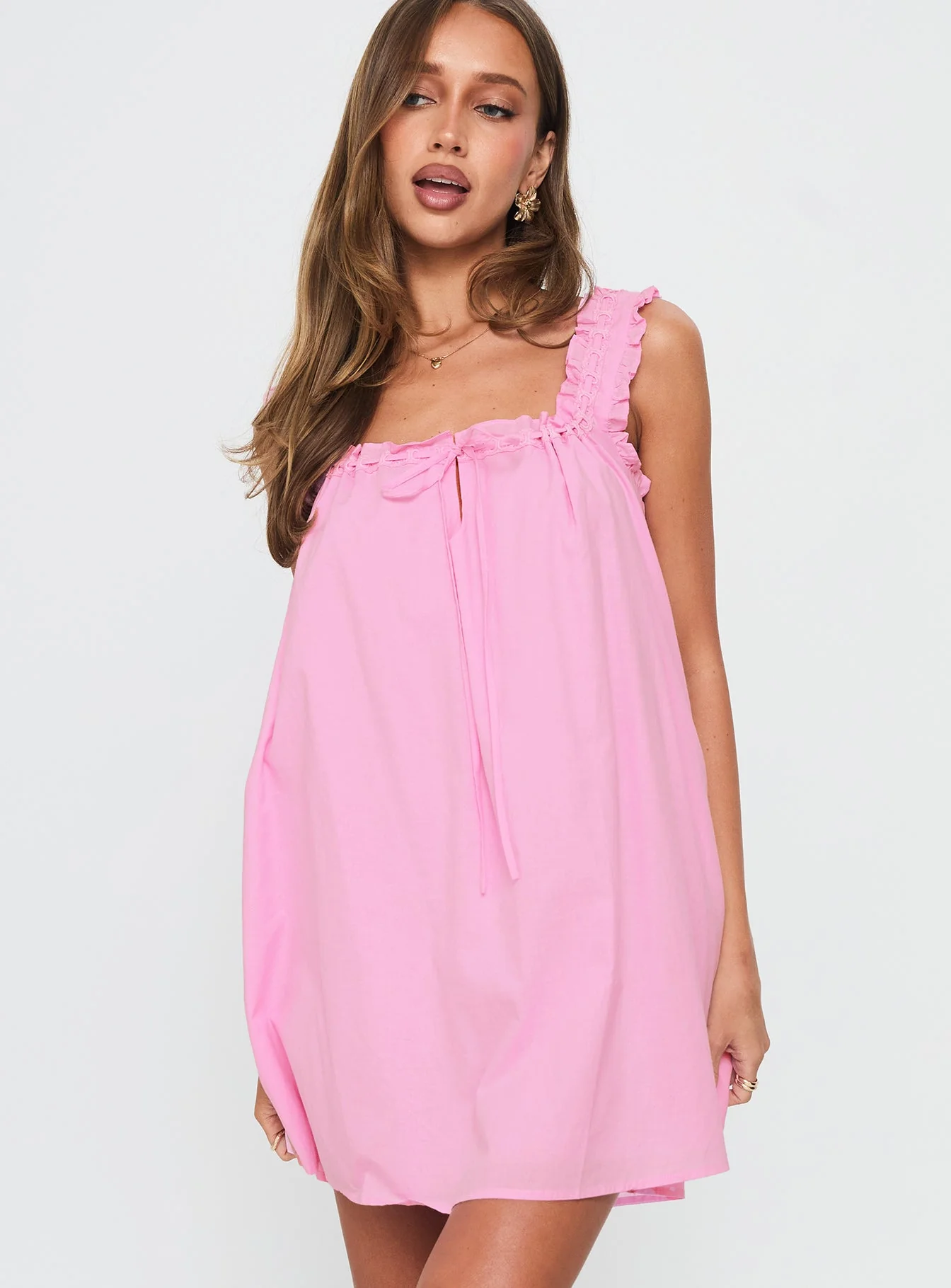 Swing Mini Dress Pink - Image 2