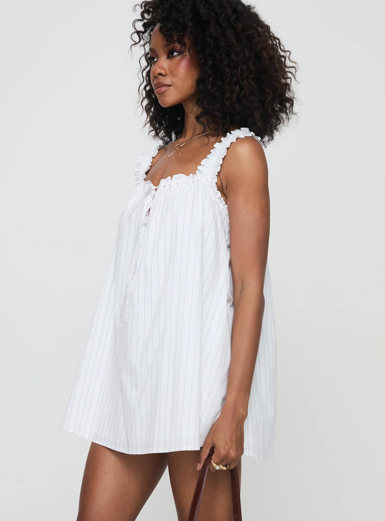 Swing Mini Dress Stripe - Image 4