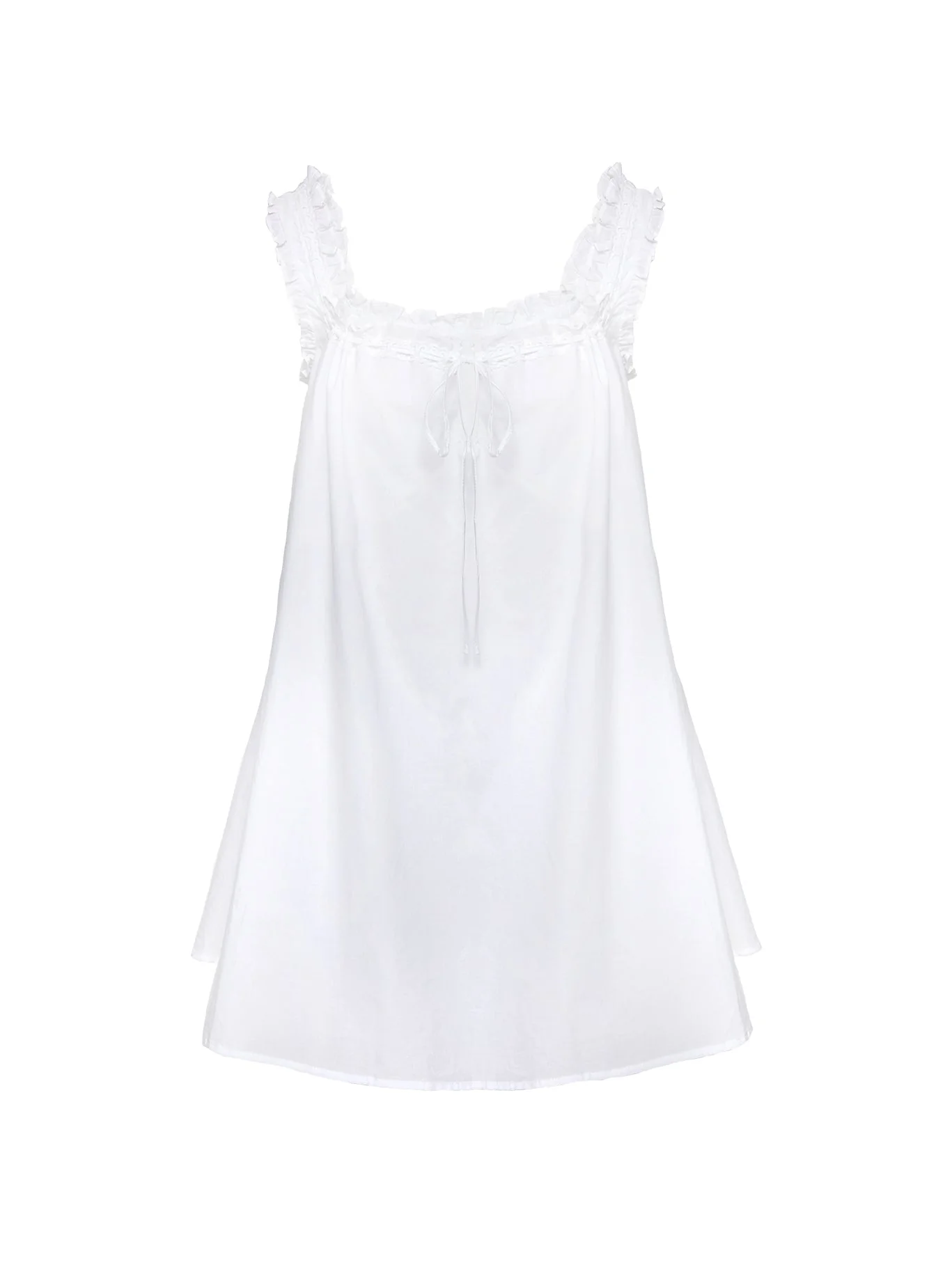 Swing Mini Dress White Petite - Image 5
