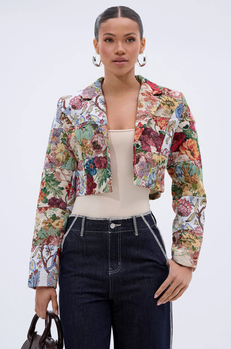 TAKE A HINT PATCHWORK BLAZER - Image 2