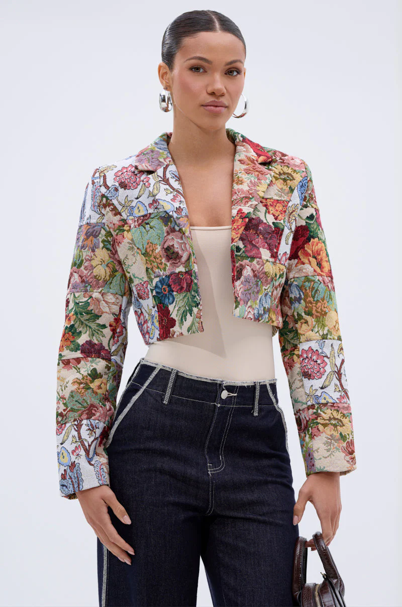 TAKE A HINT PATCHWORK BLAZER - Image 3