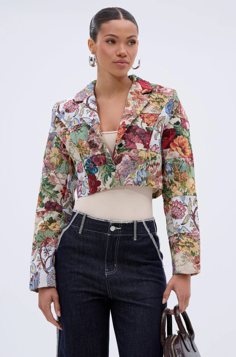 TAKE A HINT PATCHWORK BLAZER - Image 4