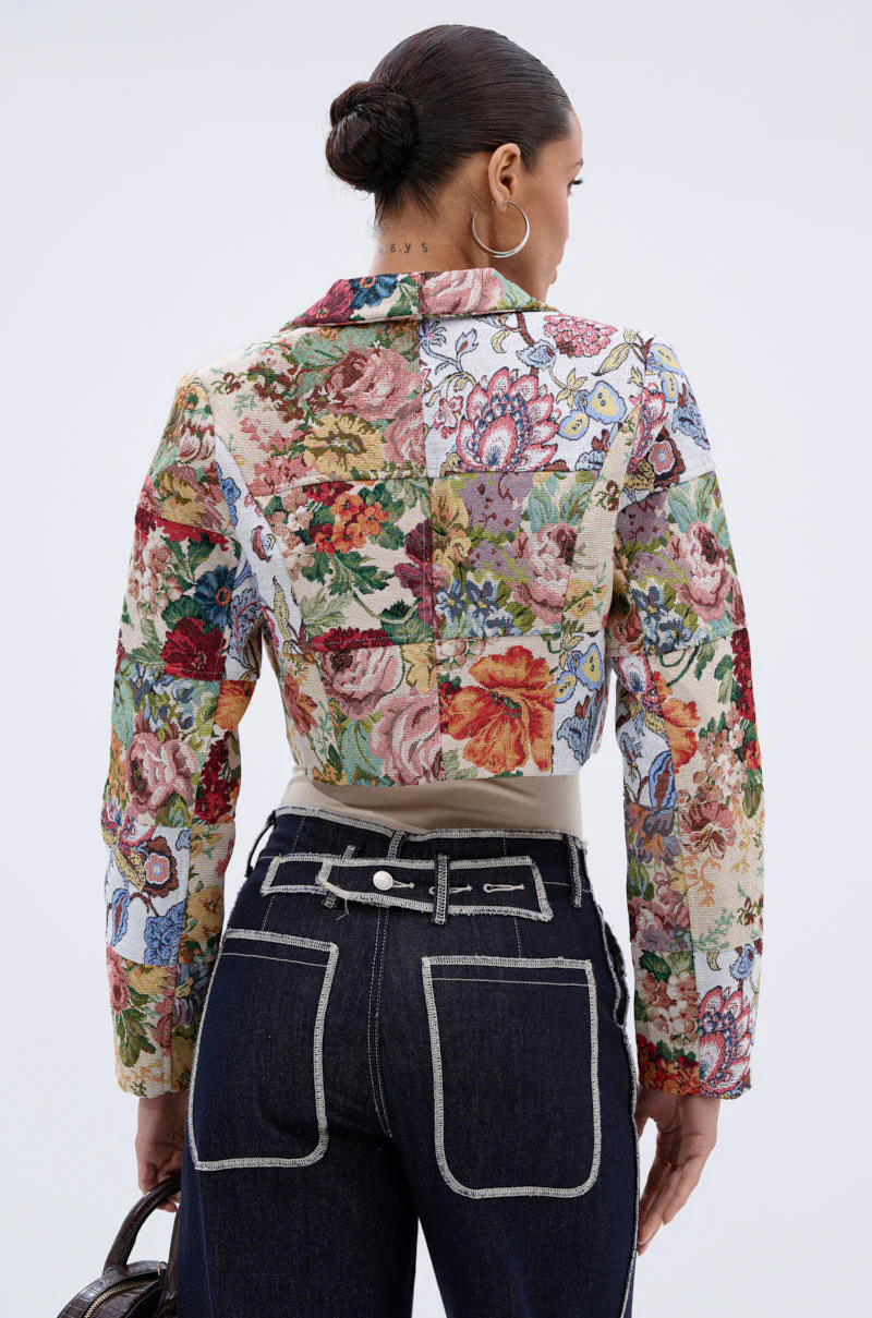 TAKE A HINT PATCHWORK BLAZER - Image 7