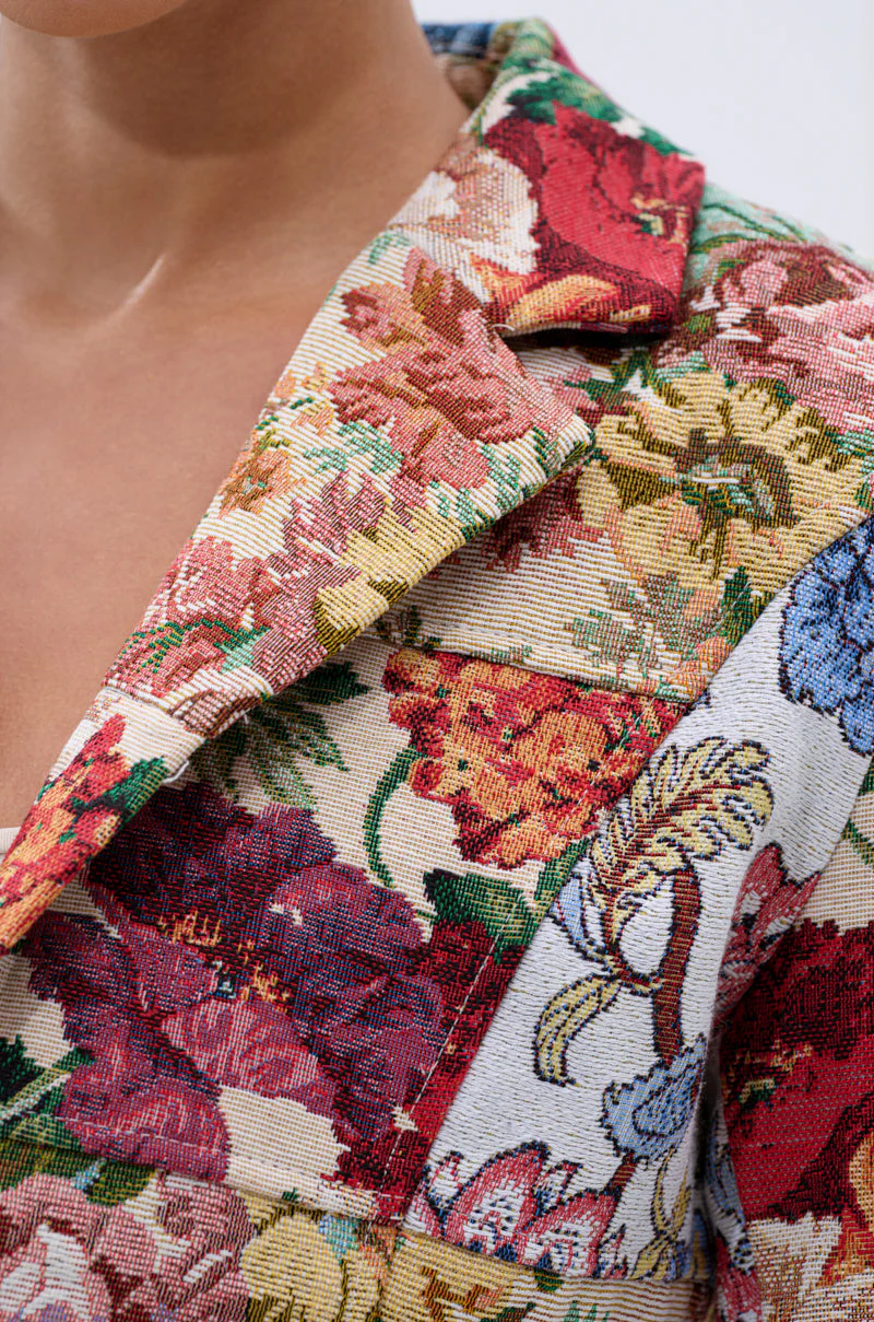 TAKE A HINT PATCHWORK BLAZER - Image 9