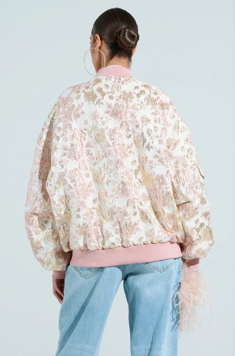 TAKE CARE BROCADE BOMBER - Image 7