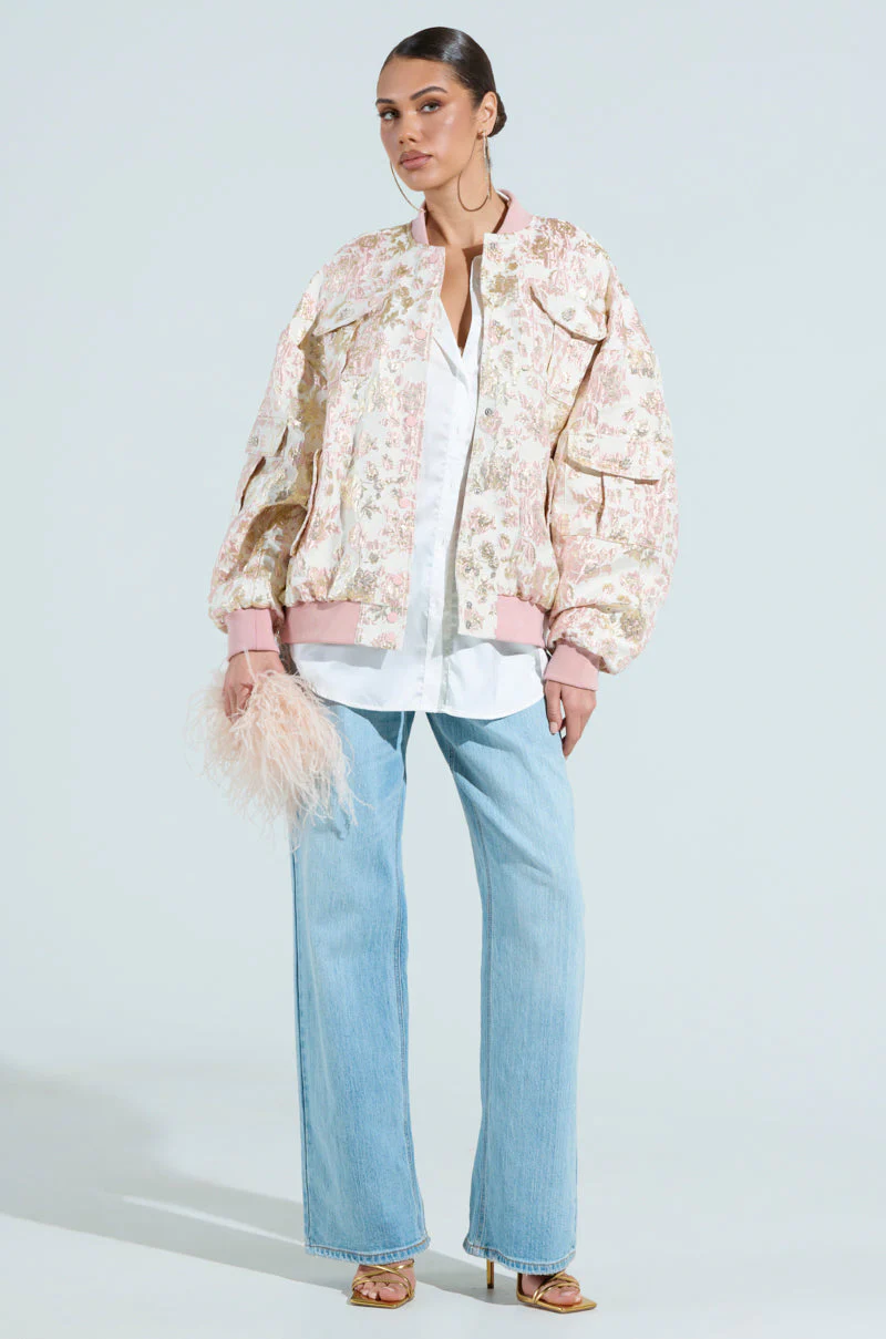TAKE CARE BROCADE BOMBER - Image 8