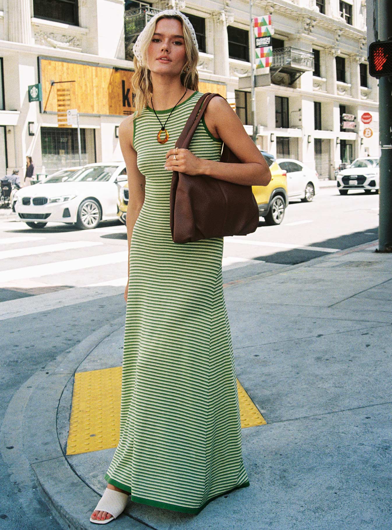 Tavison Maxi Dress Green - Image 2