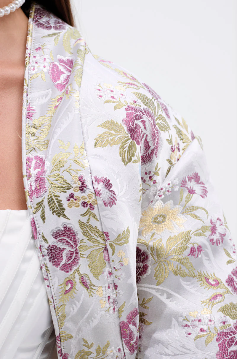 TEA FOR TWO BROCADE SHRUG - Image 5