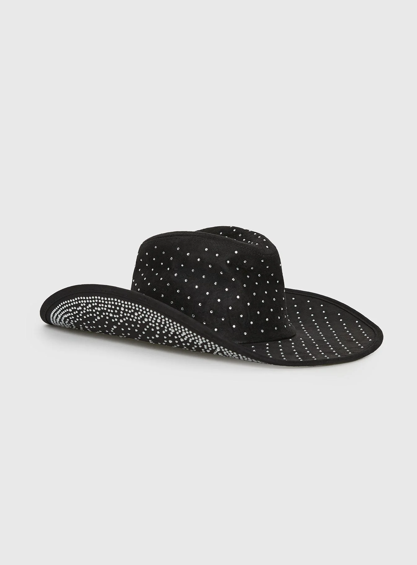 Tennessee Diamante Cowboy Hat Black - Image 2