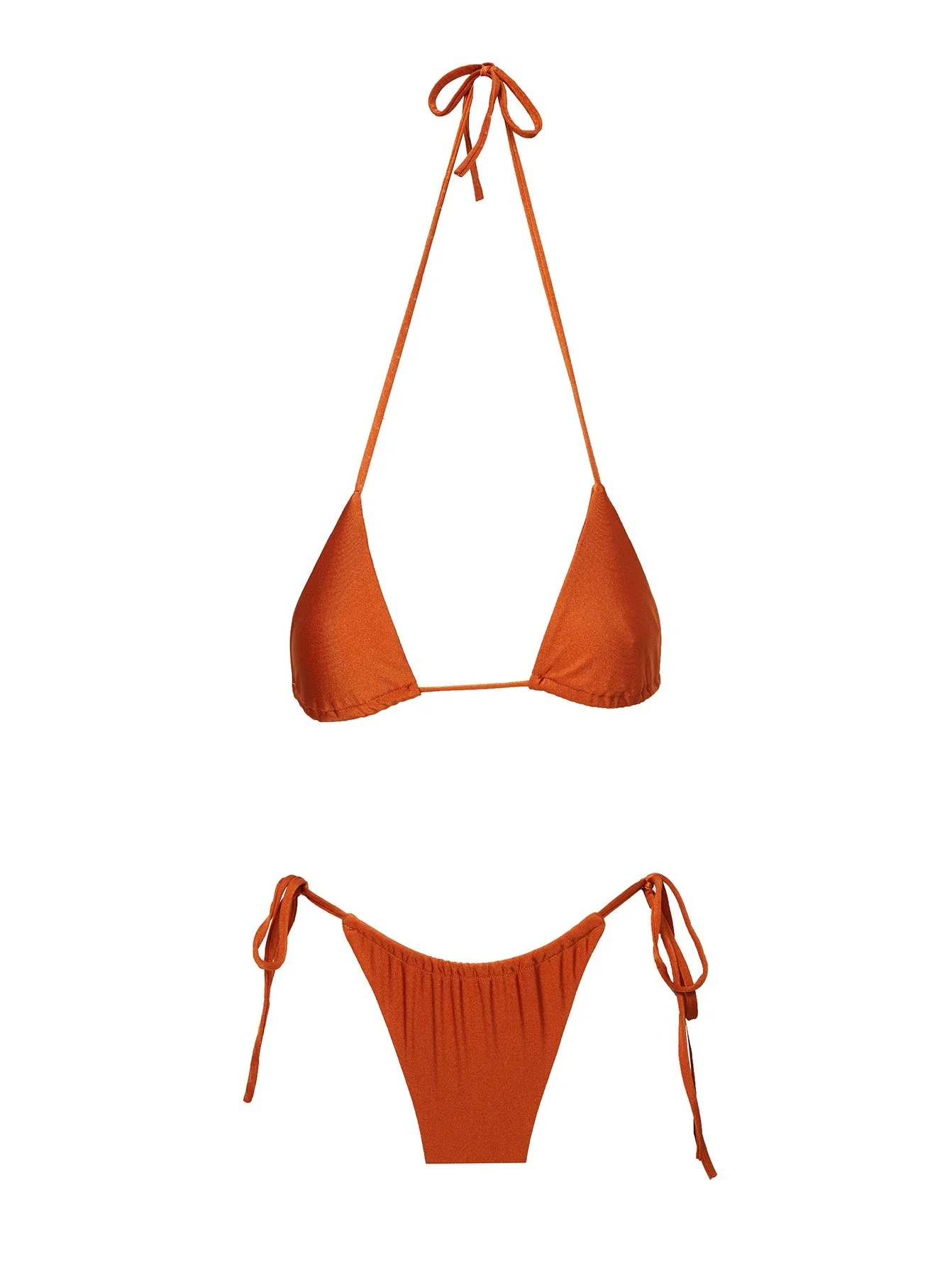 Teyana Tie Side Bikini Bottoms Rust - Image 6