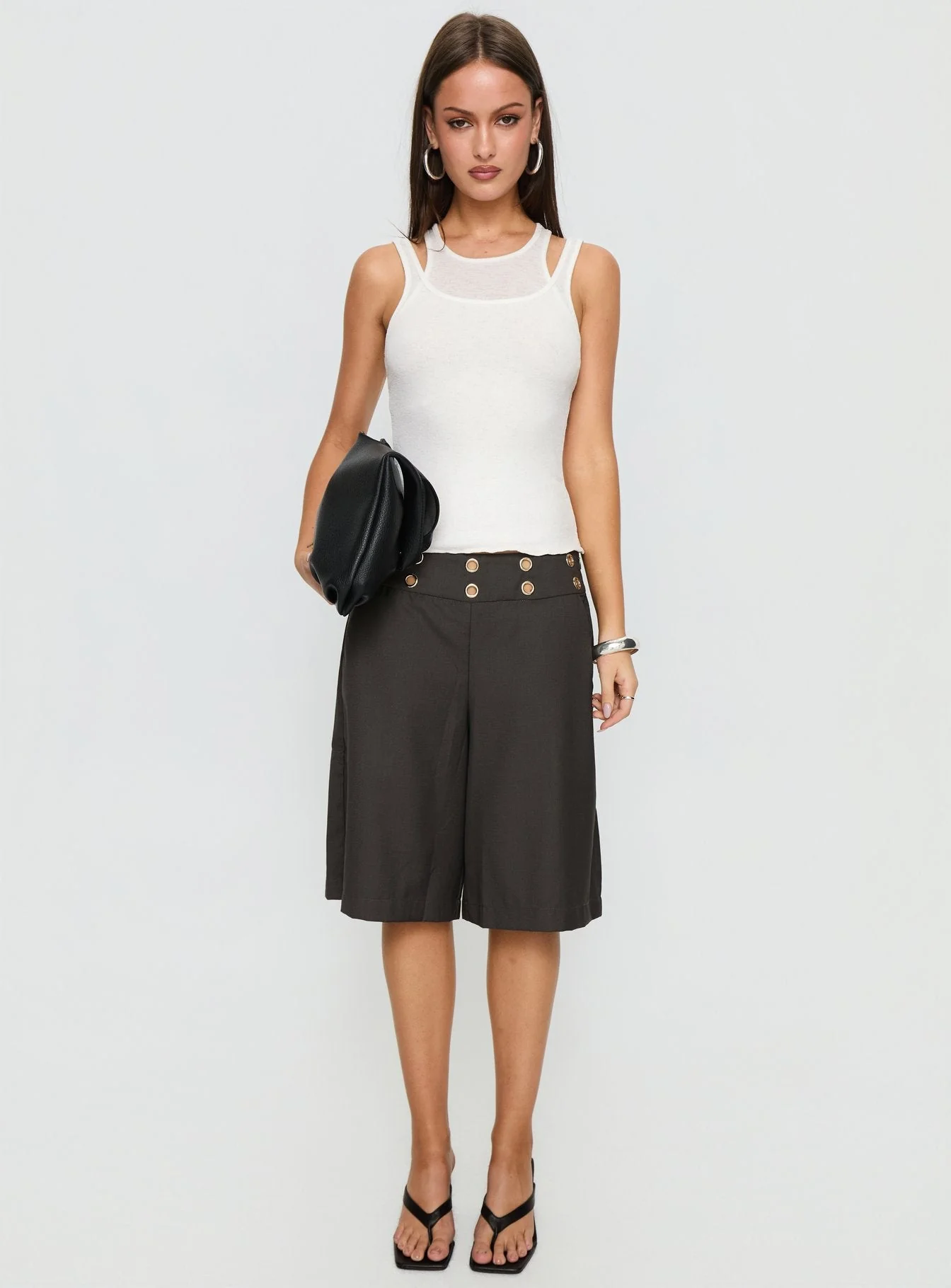 Teza Eyelet Jorts Grey - Image 7
