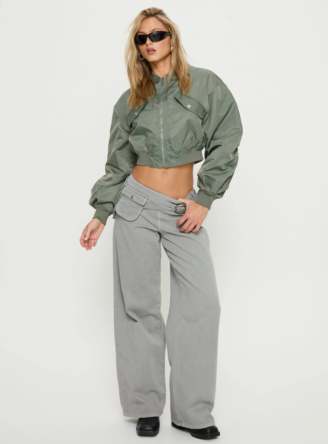 Thalya Bomber Jacket Green - Image 3