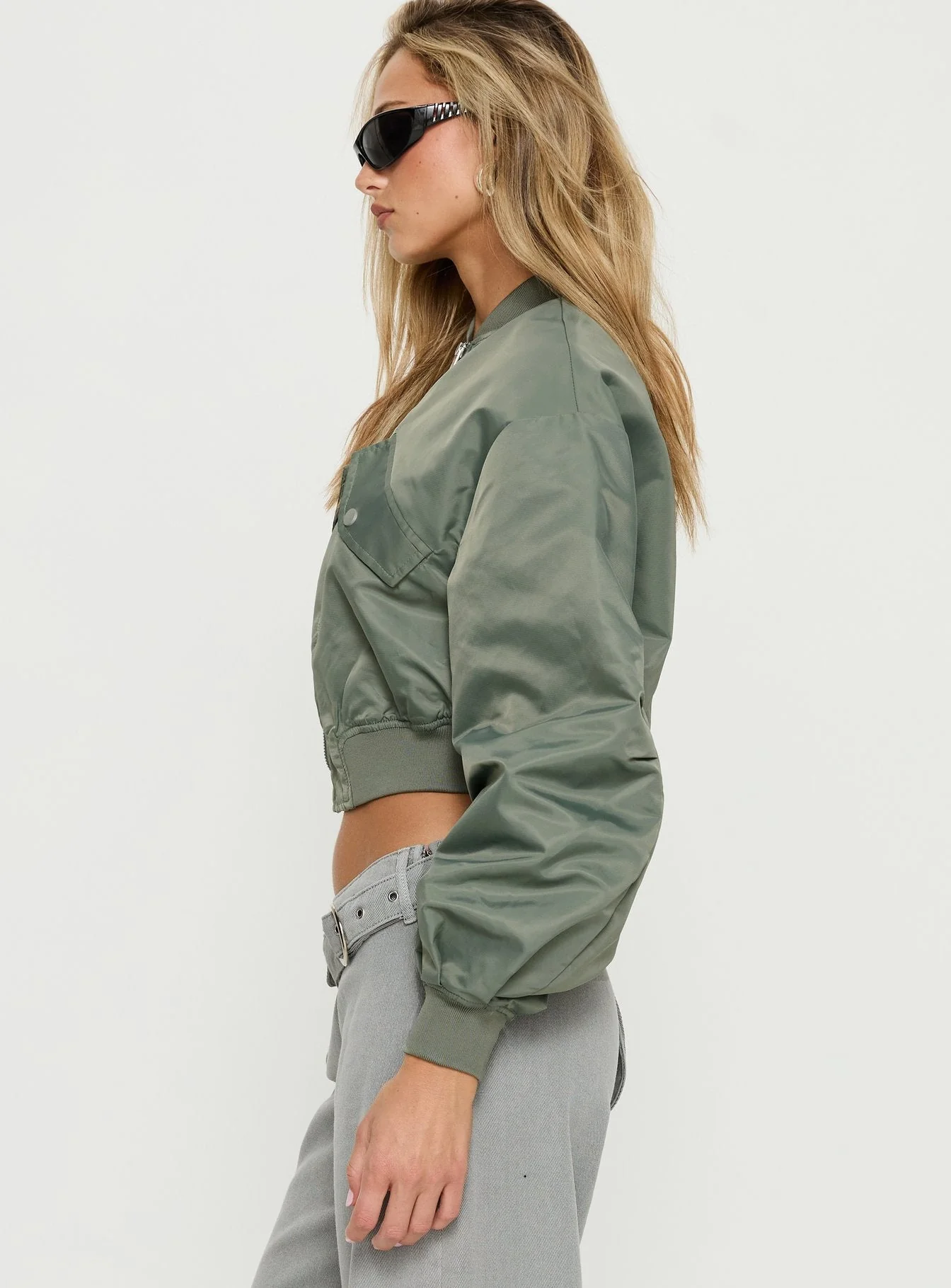 Thalya Bomber Jacket Green - Image 4