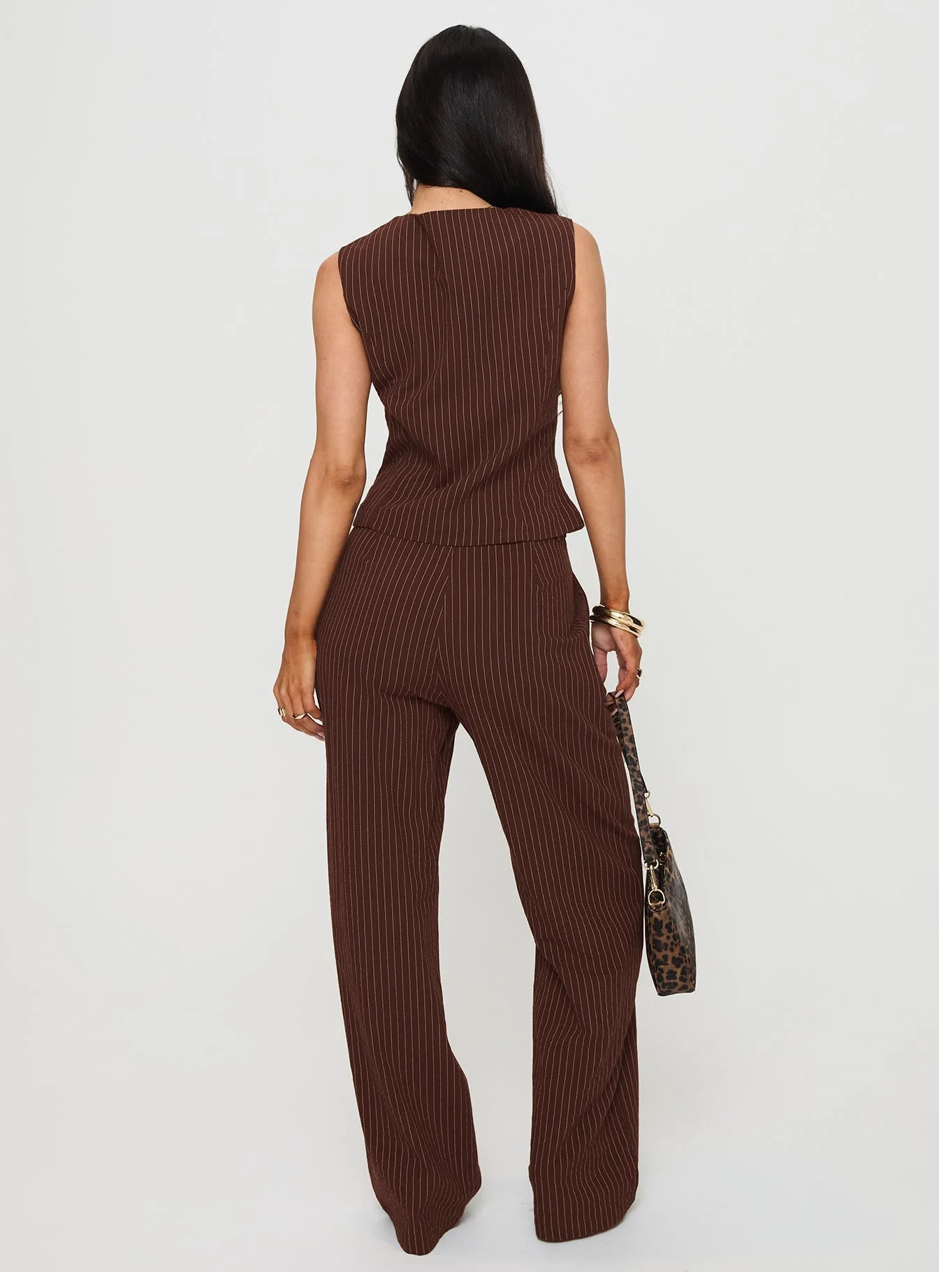 That Sweet Set Brown Pinstripe - Image 4