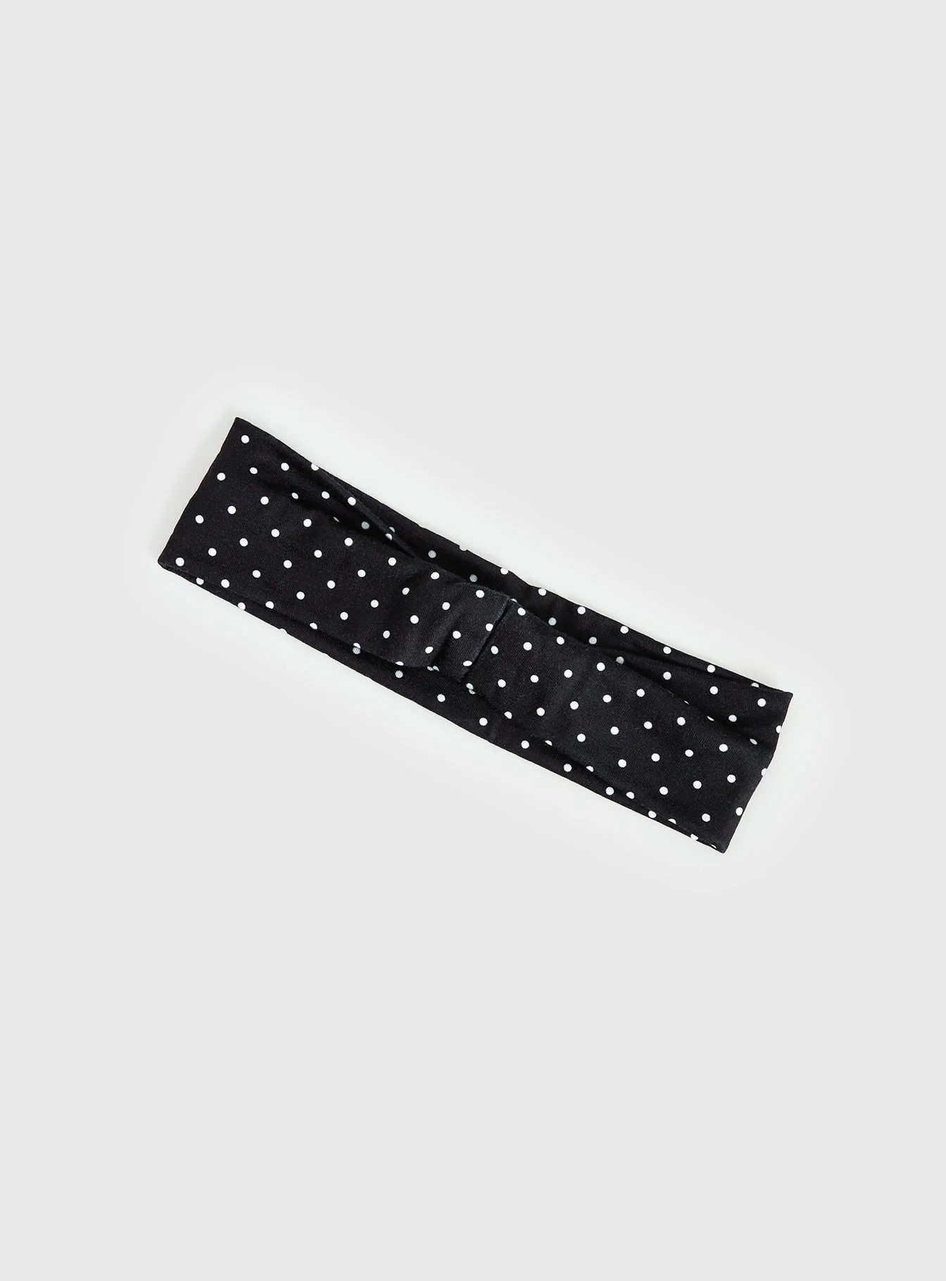 The Juney Headband Black Polka Dot - Image 3