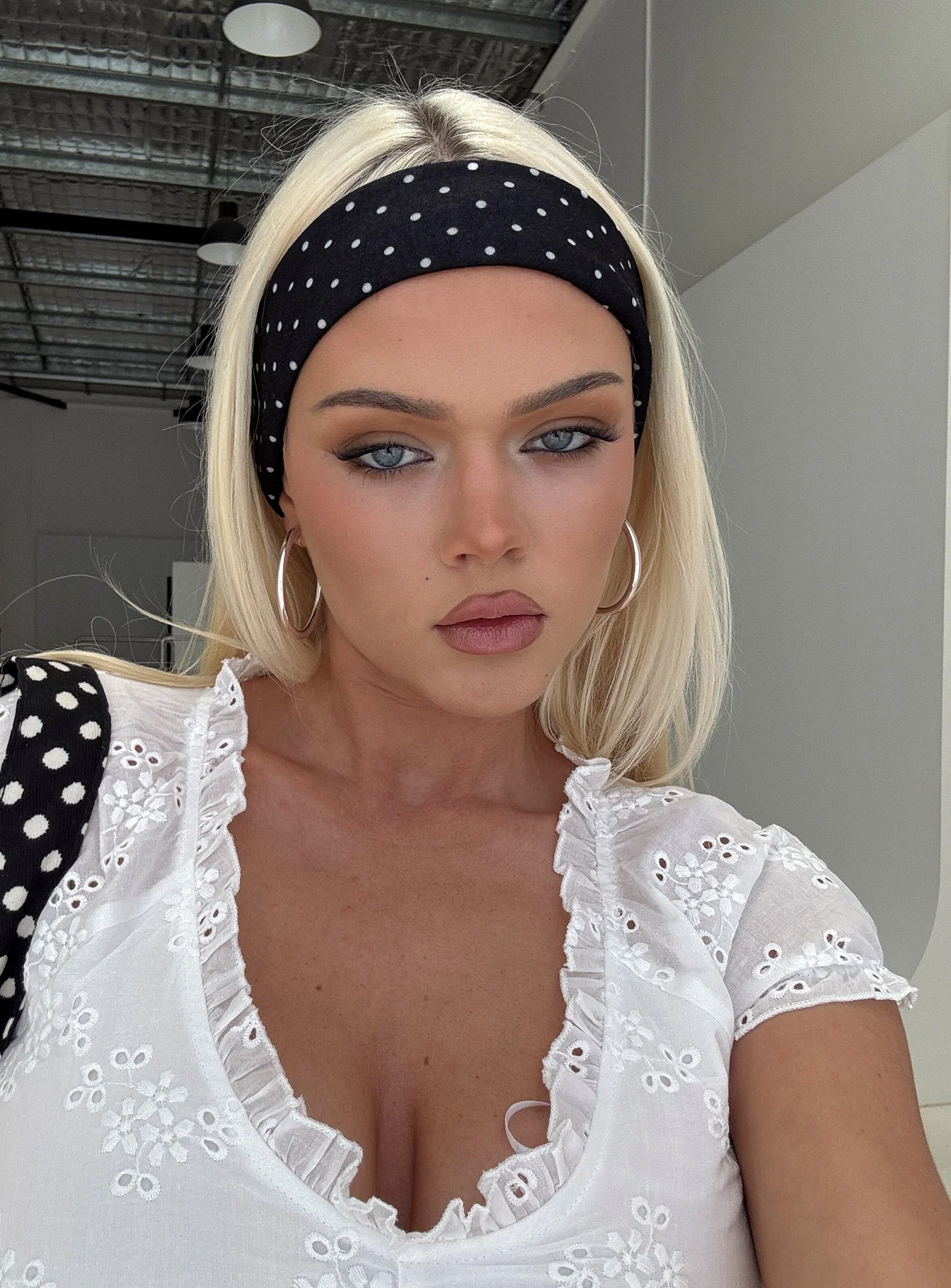 The Juney Headband Black Polka Dot - Image 5