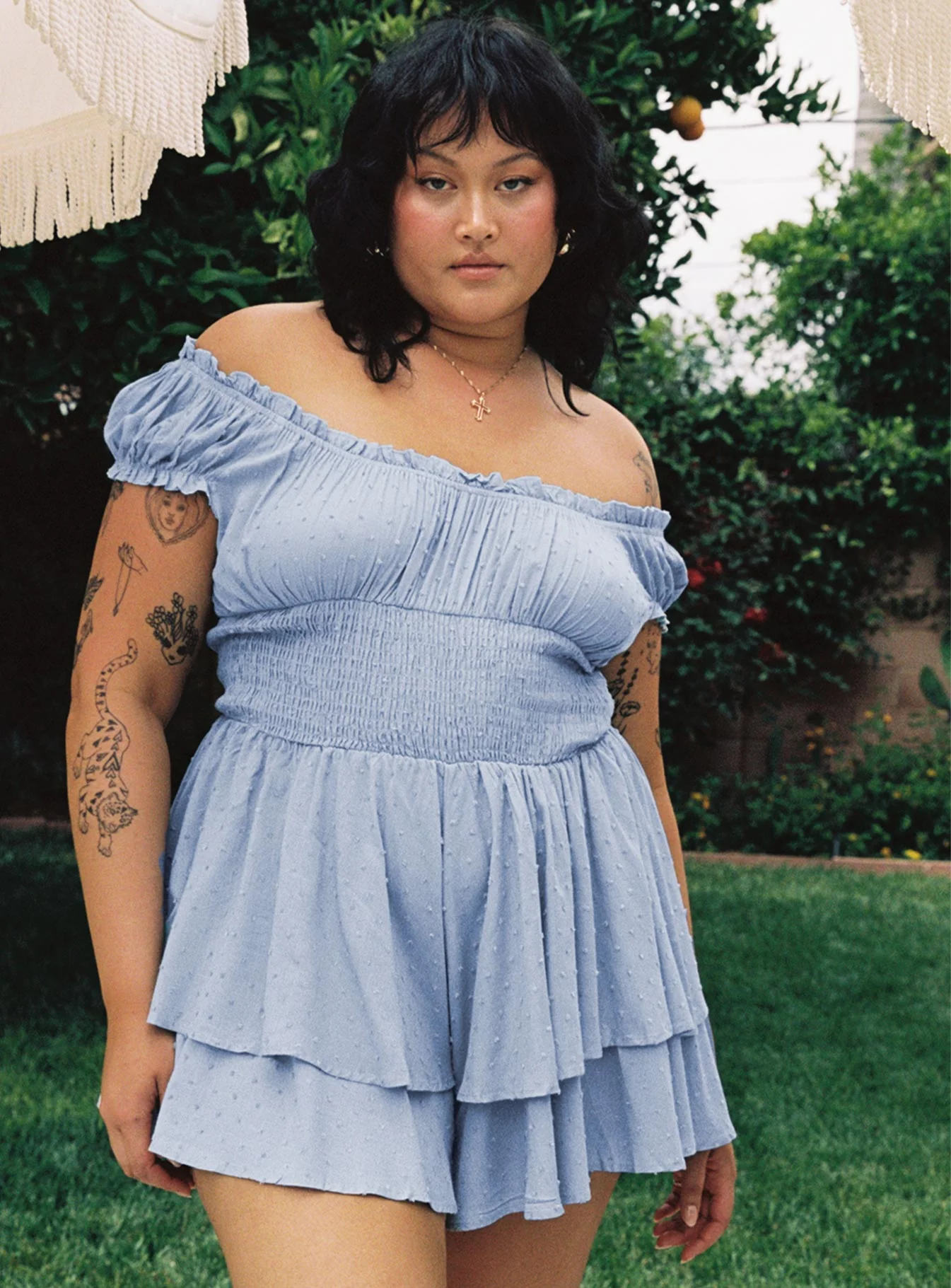 The Love Galore Romper Blue Curve - Image 2
